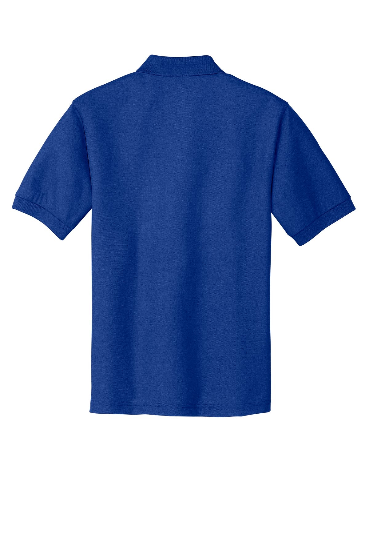 Rear View of Royal Port Authority Extended Size Silk Touch Polo K500ES