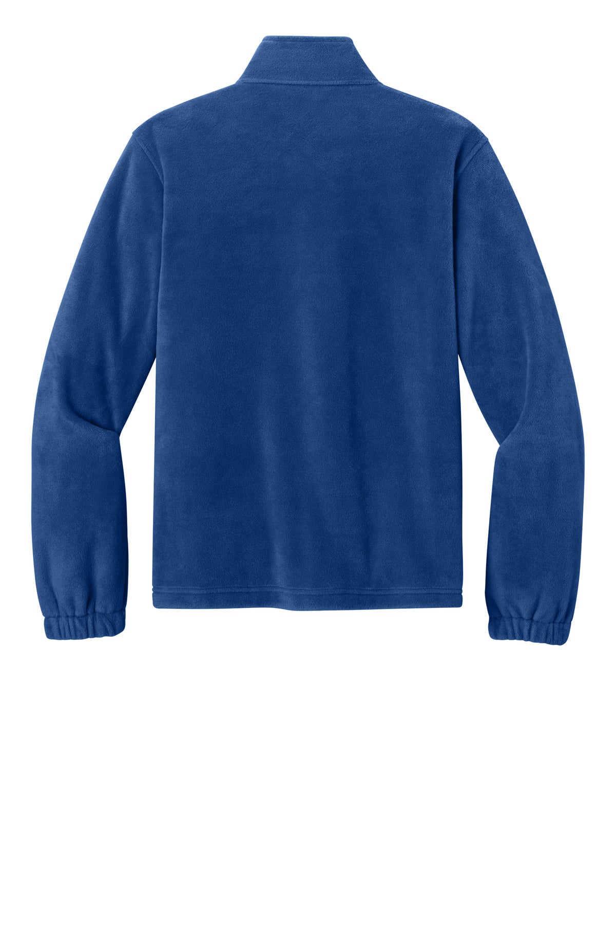 Rear View of Royal Port Authority Plush Fleece Full-Zip Jacket F190