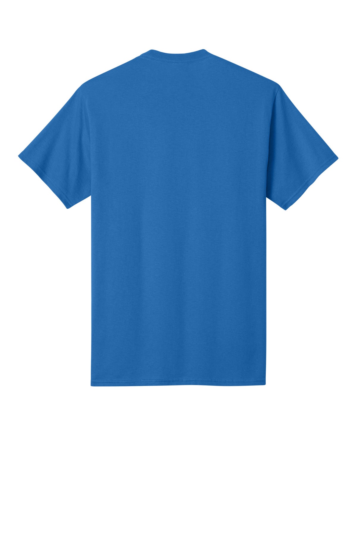 Rear View of Royal Port & Co Core Cotton Tee. PC54