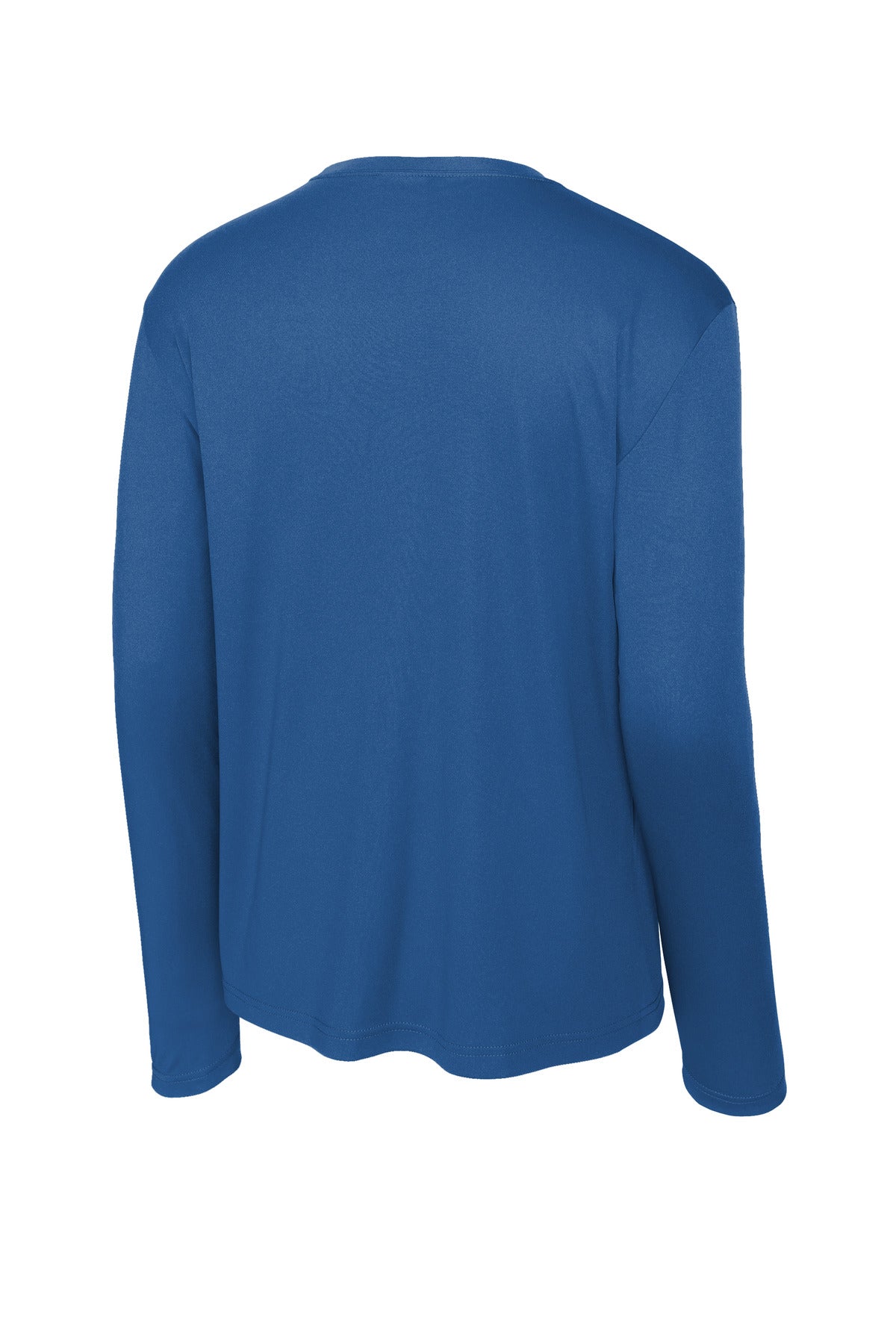 Rear View of Royal Sport-Tek Long Sleeve PosiCharge Competitor Tee. ST350LS