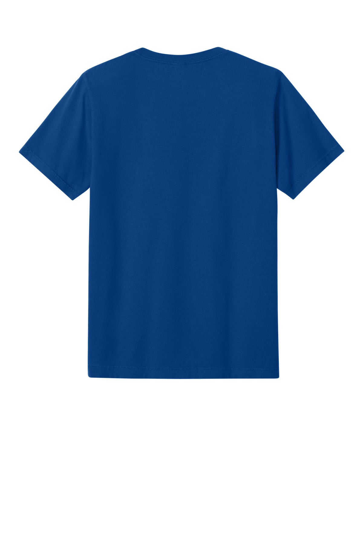Rear View of RoyalBlue BELLA+CANVAS Unisex Heavyweight Garment-Dyed Tee BC4810GD