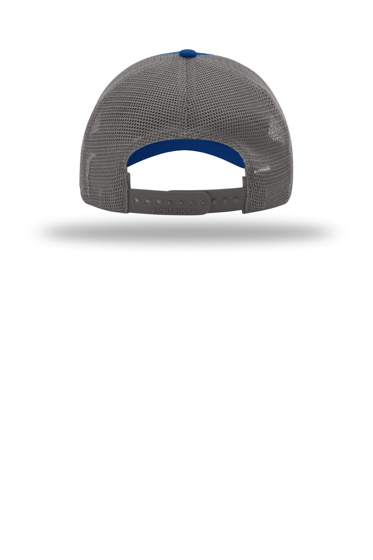 Rear View of Royal/Char Richardson Garment Washed Trucker 111