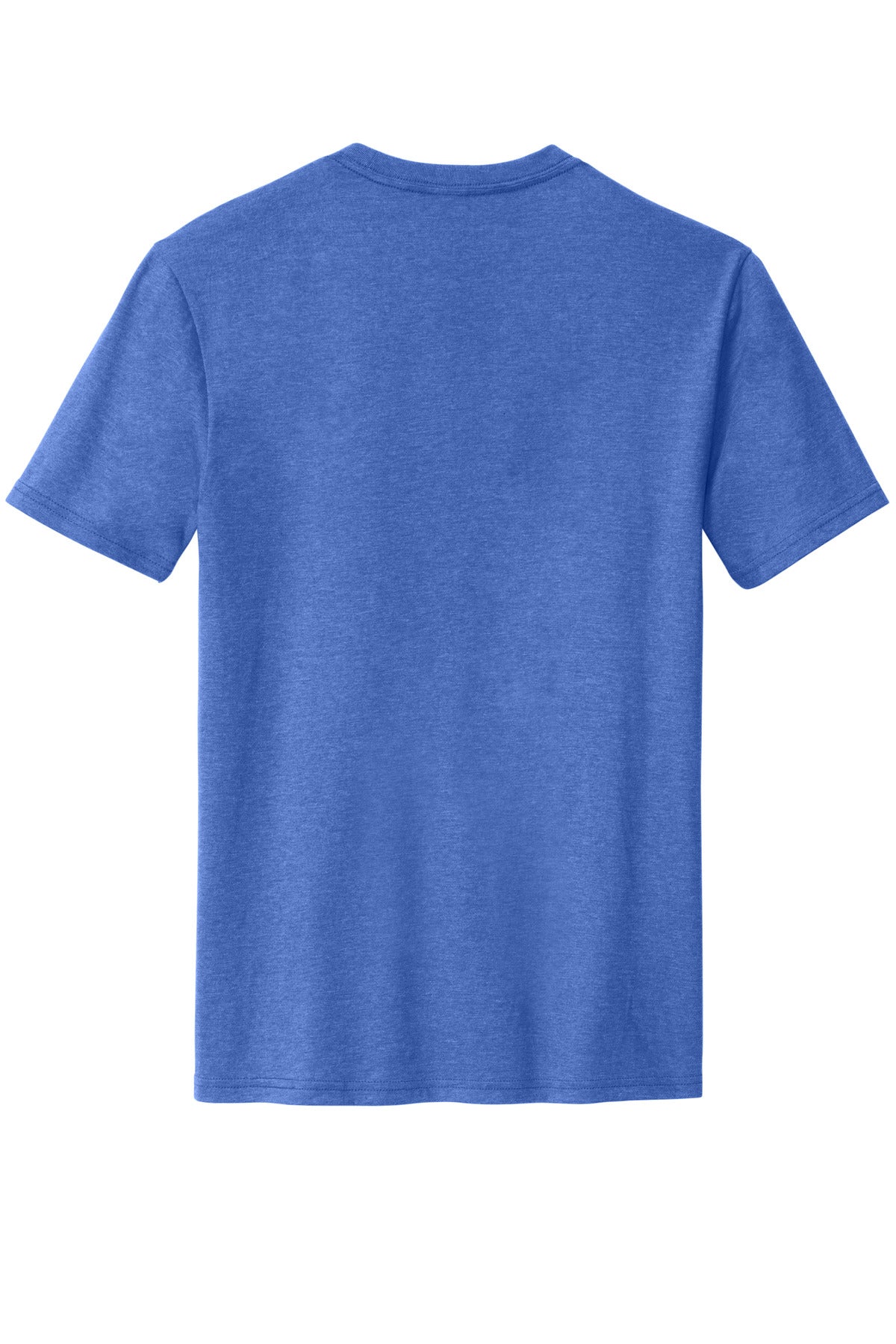 Rear View of RoyalFrost District Perfect Blend CVC Tee. DM108