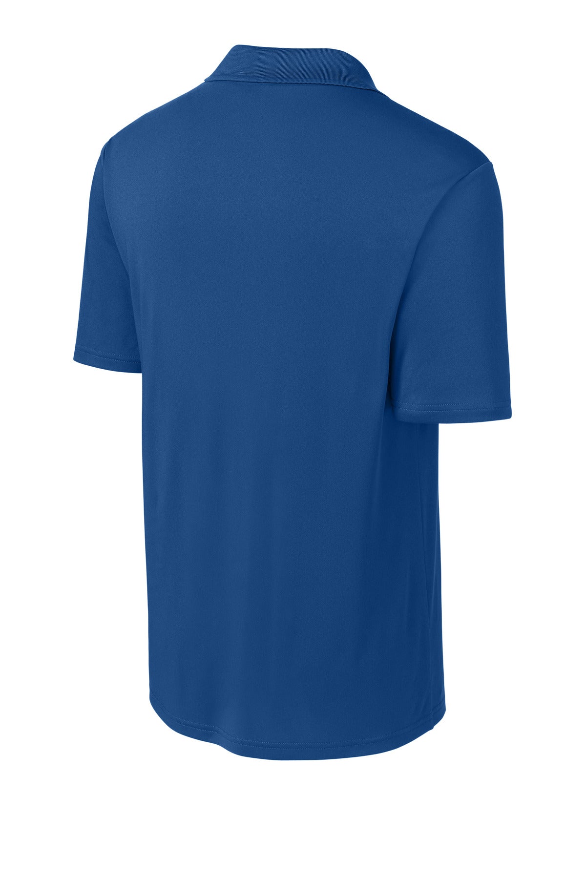 Rear View of Royal/Gold Sport-Tek Competitor United Polo ST104