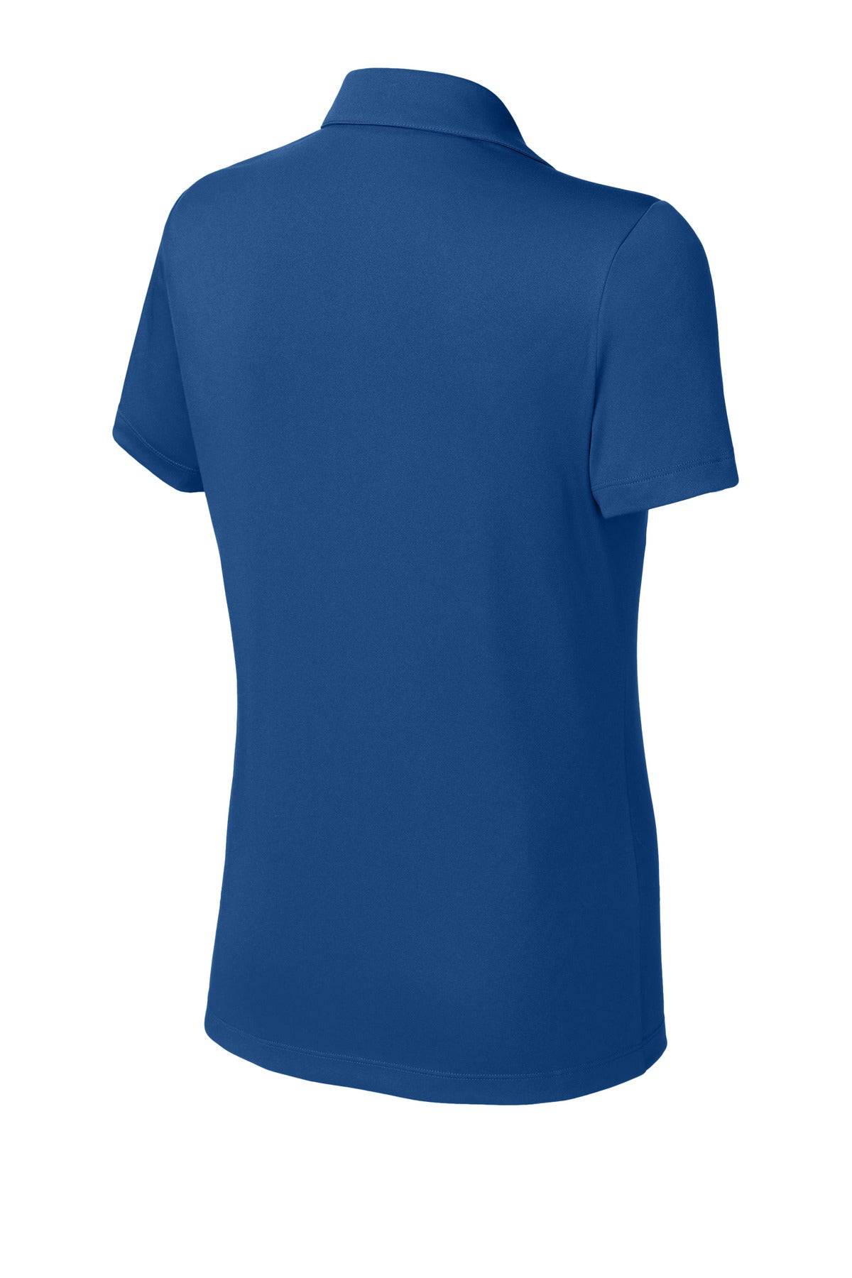 Rear View of Royal/Gold Sport-Tek Women's Competitor United Polo LST104