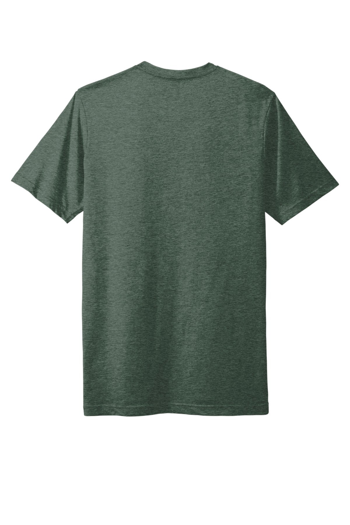Rear View of RoyalPine Next Level Apparel Adult Poly/Cotton Tee. NL6200