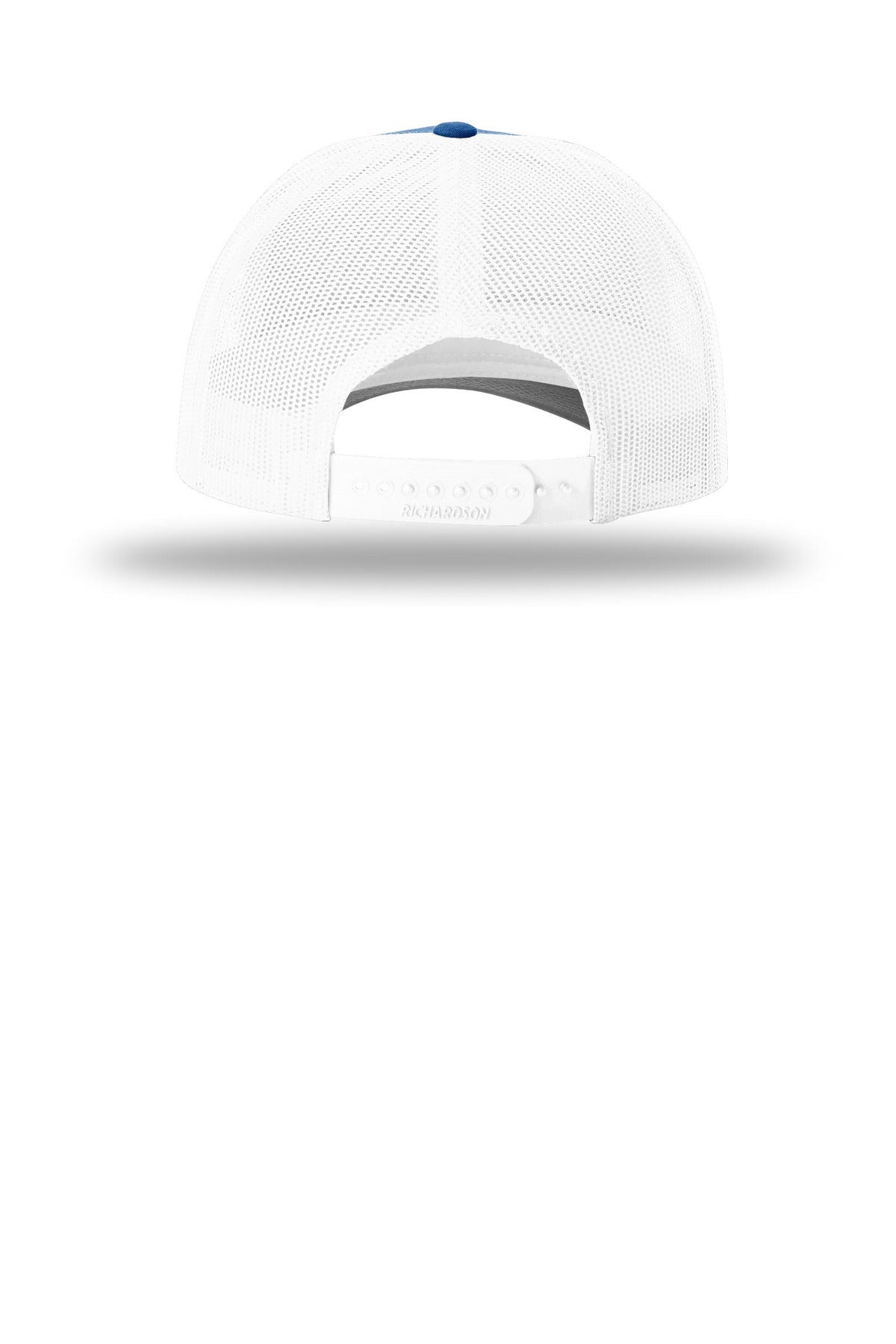 Rear View of Royal/Wht Richardson Low Pro Trucker 115