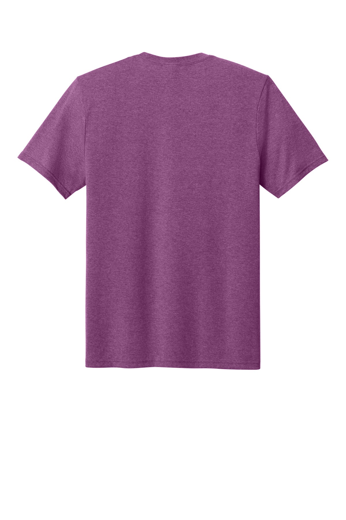 Rear View of RspbryHthr Port & Co Tri-Blend Tee. PC330