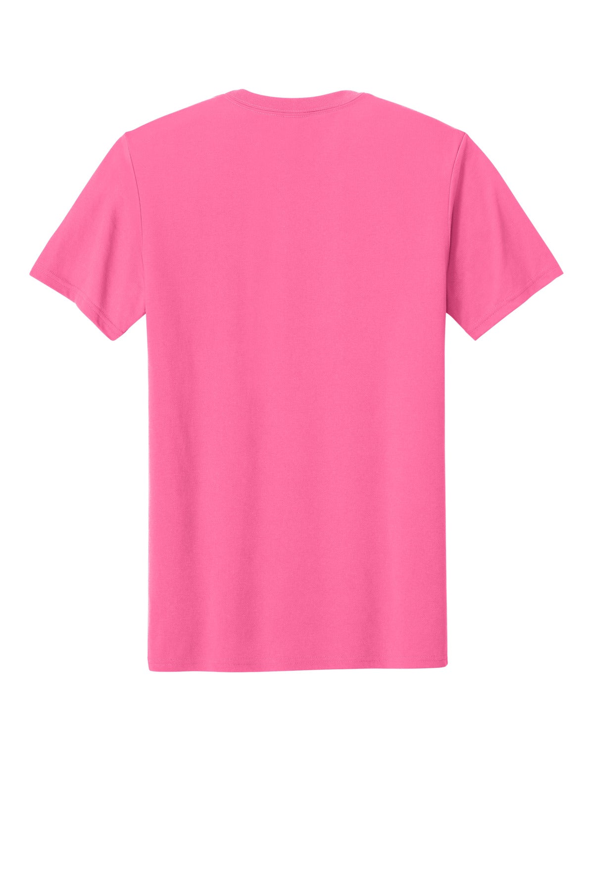 Rear View of SafetyPink Gildan Gildan Performance T-Shirt. 42000