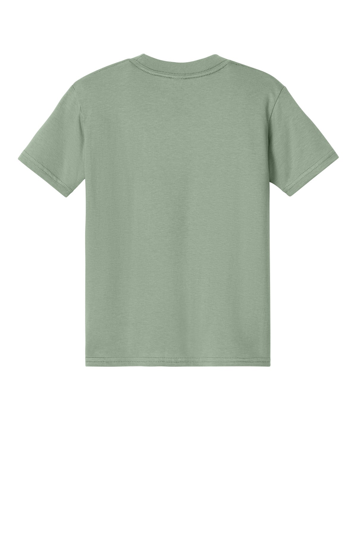 Rear View of Sage Gildan Youth Softstyle Midweight Tee 65000B