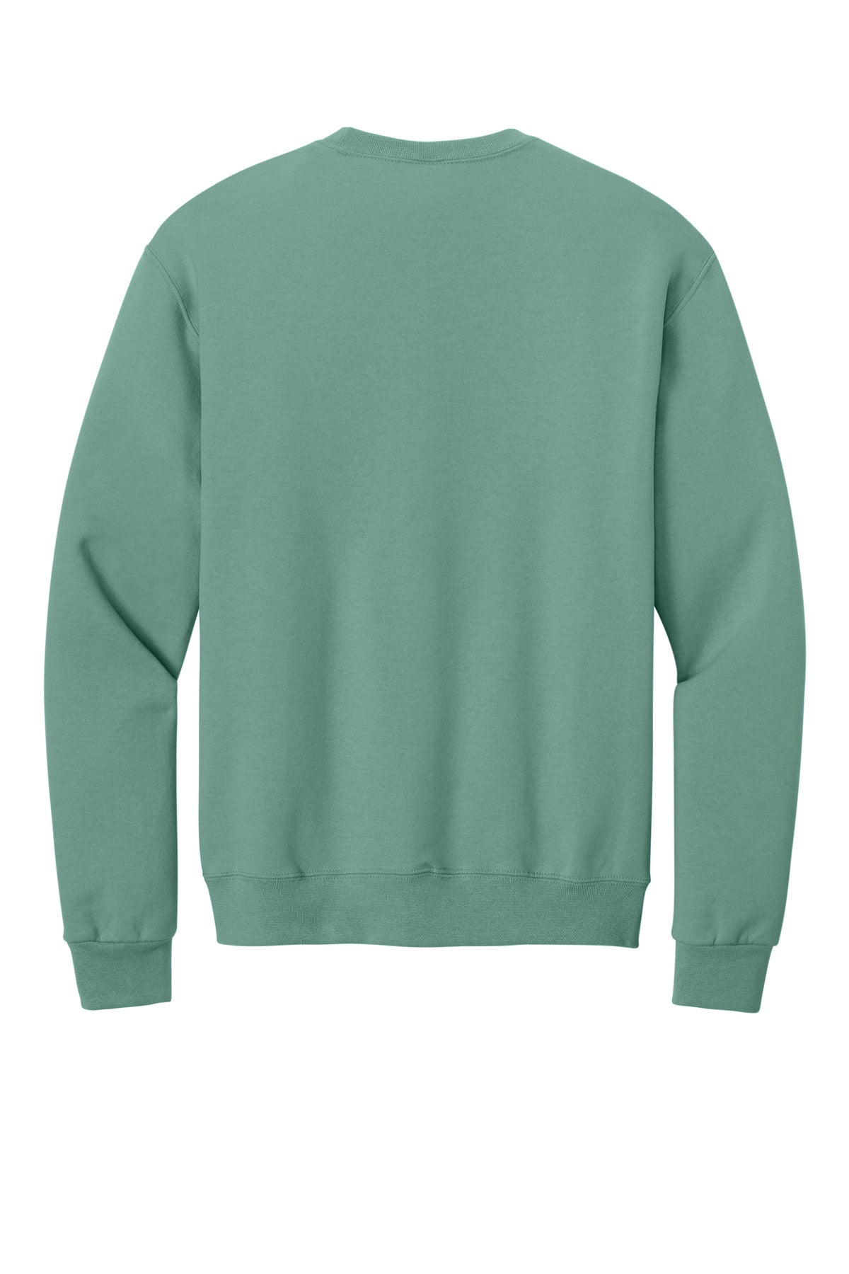 Rear View of Sage Jerzees - NuBlend Crewneck Sweatshirt. 562M