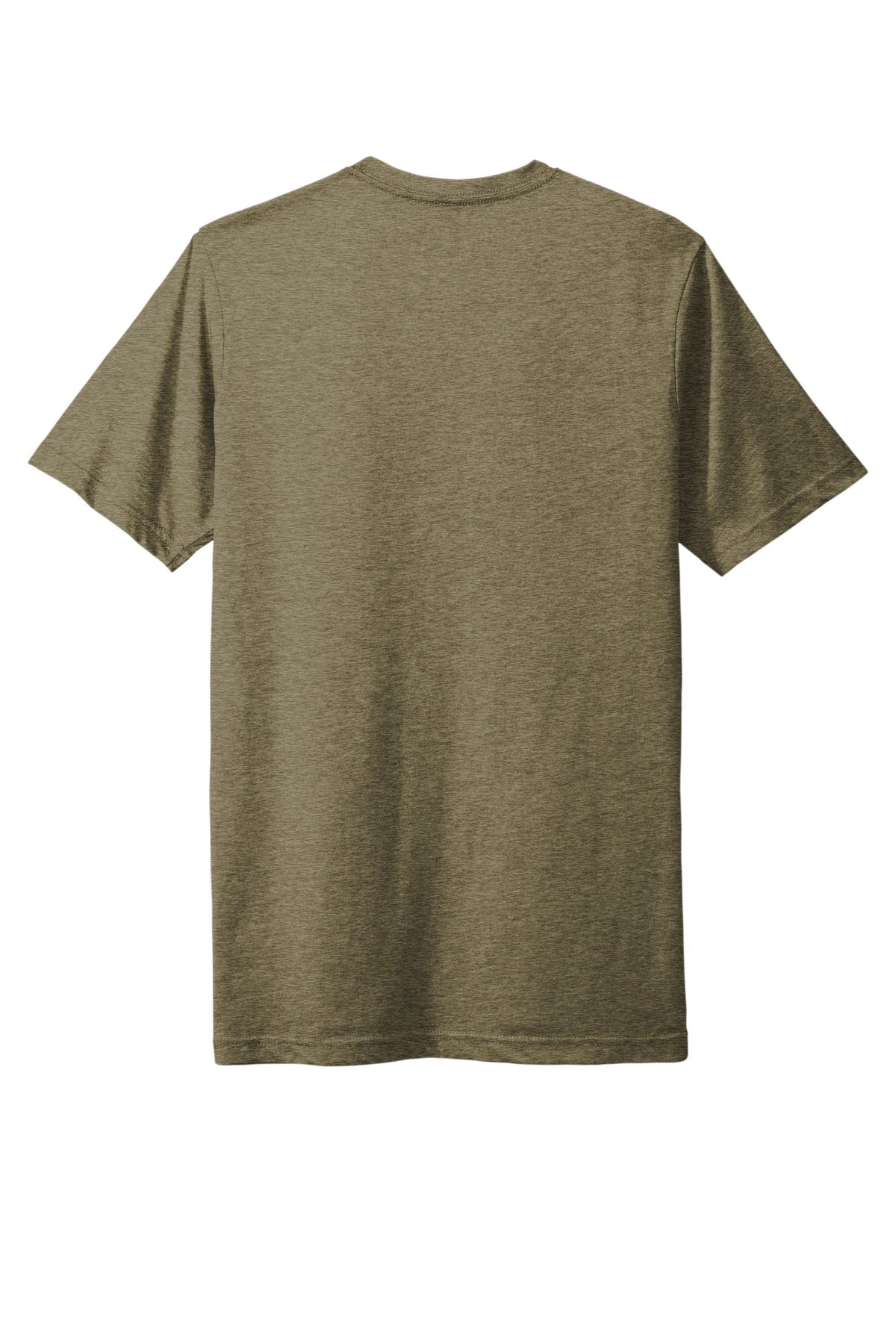 Rear View of Sage Next Level Apparel Adult Poly/Cotton Tee. NL6200