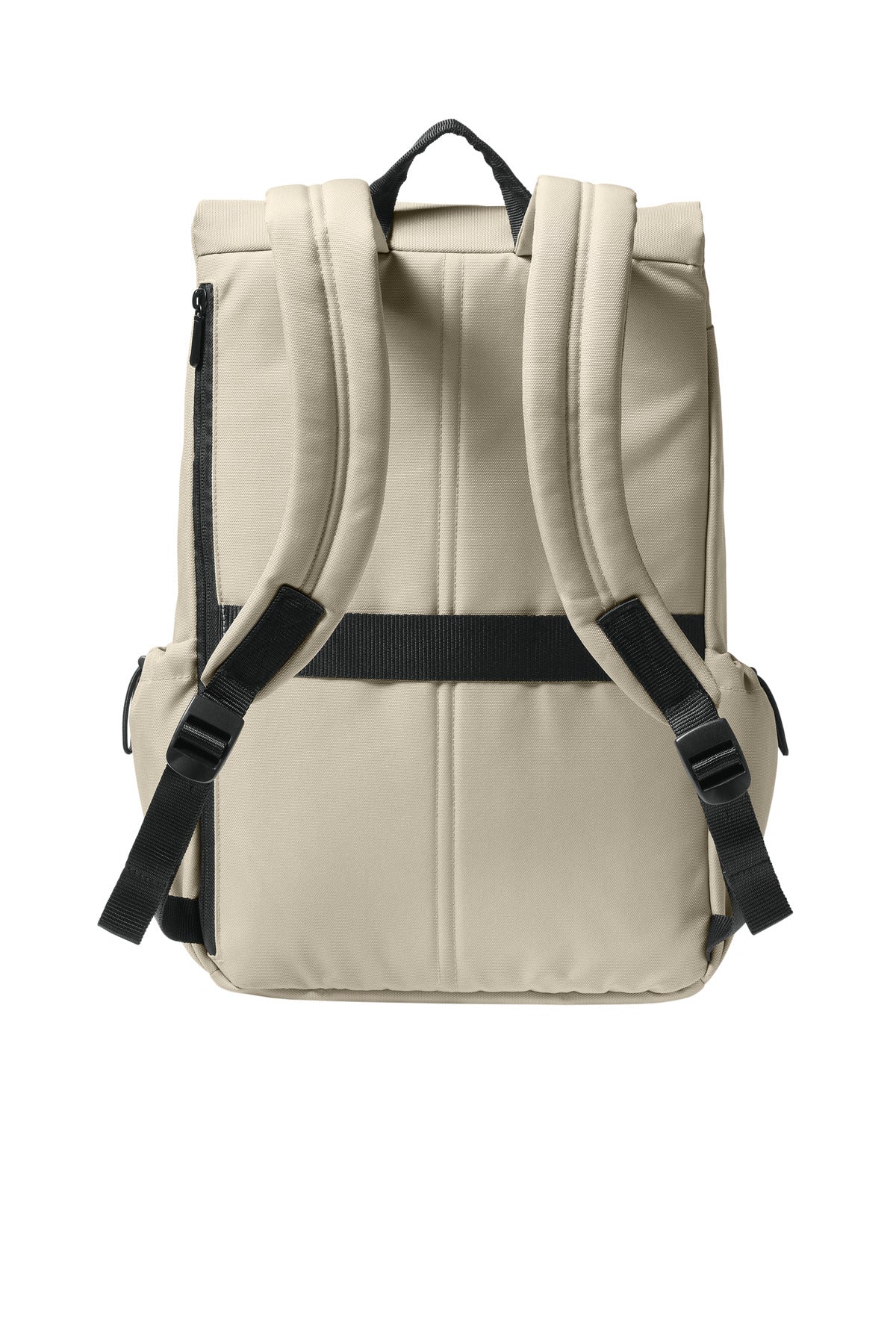 Rear View of Sahara Port Authority Matte Oxford Backpack BG940