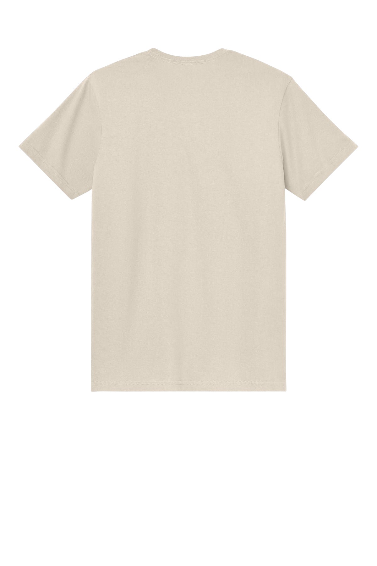 Rear View of Sand Gildan Light Cotton Tee 3000
