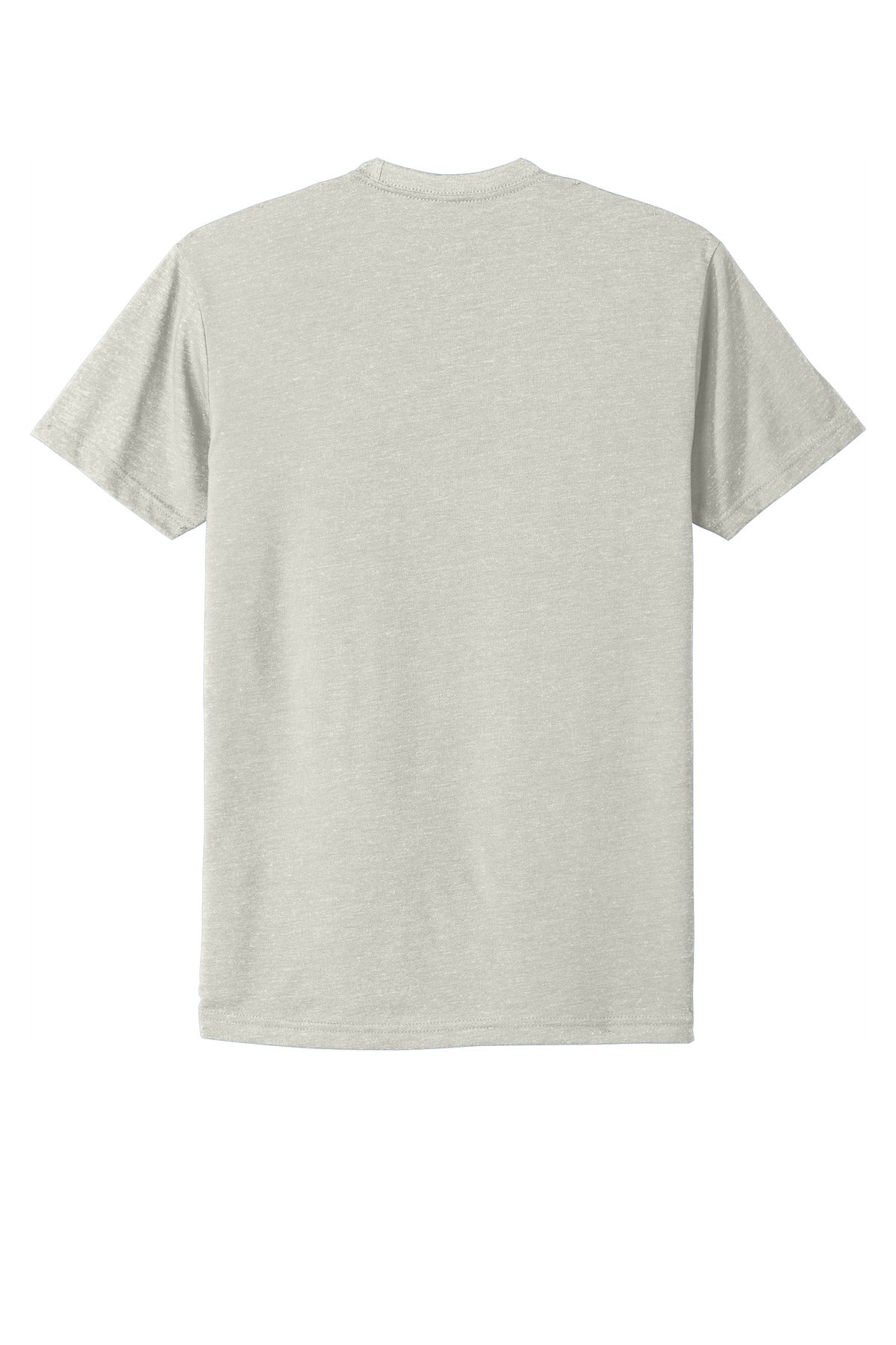 Rear View of Sand Next Level Apparel Adult CVC Tee. NL6210