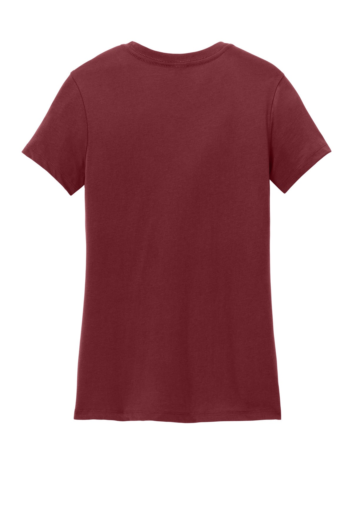 Rear View of Sangria District Women's Perfect Weight Tee. DM104L