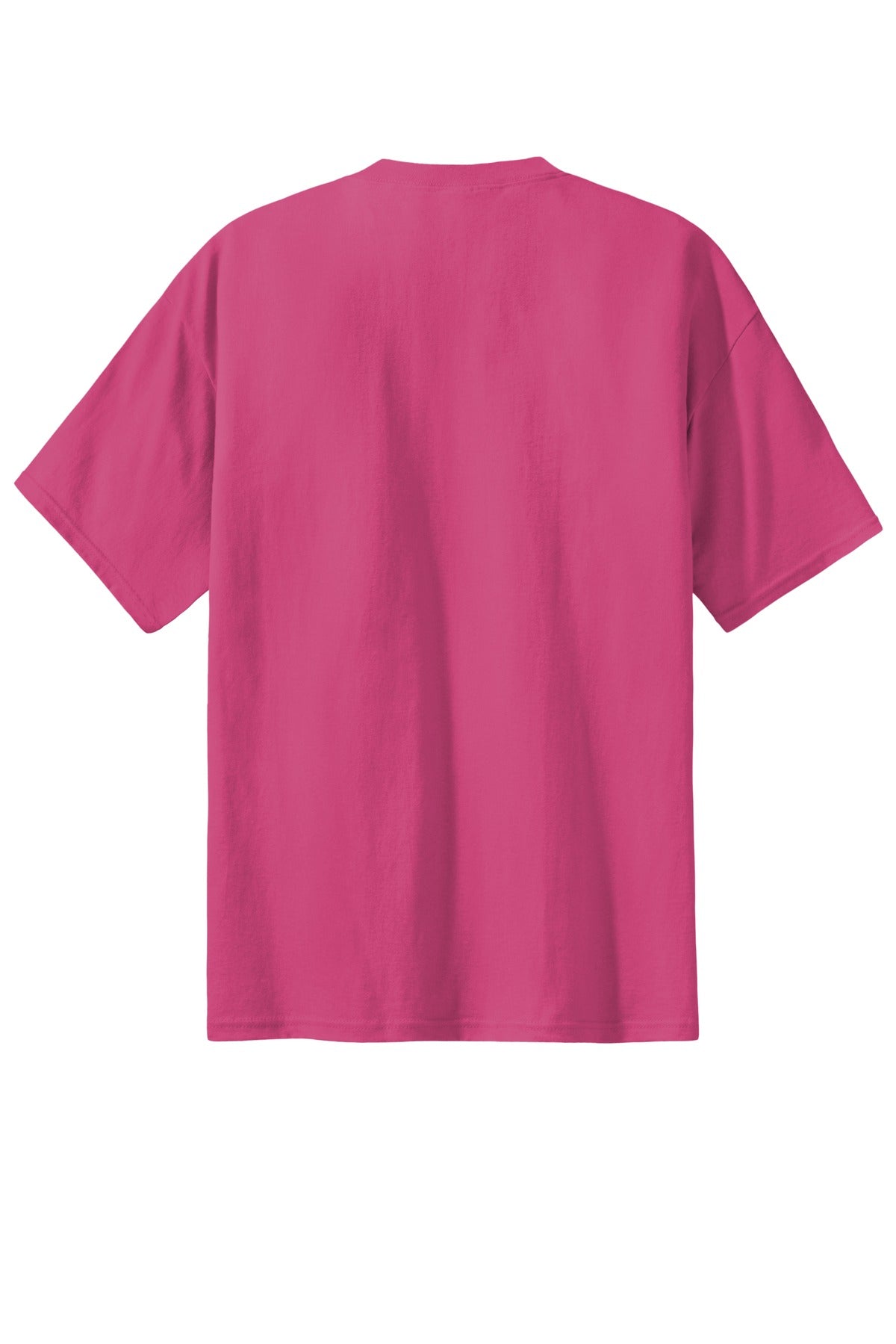 Rear View of Sangria Port & Co Essential Tee. PC61
