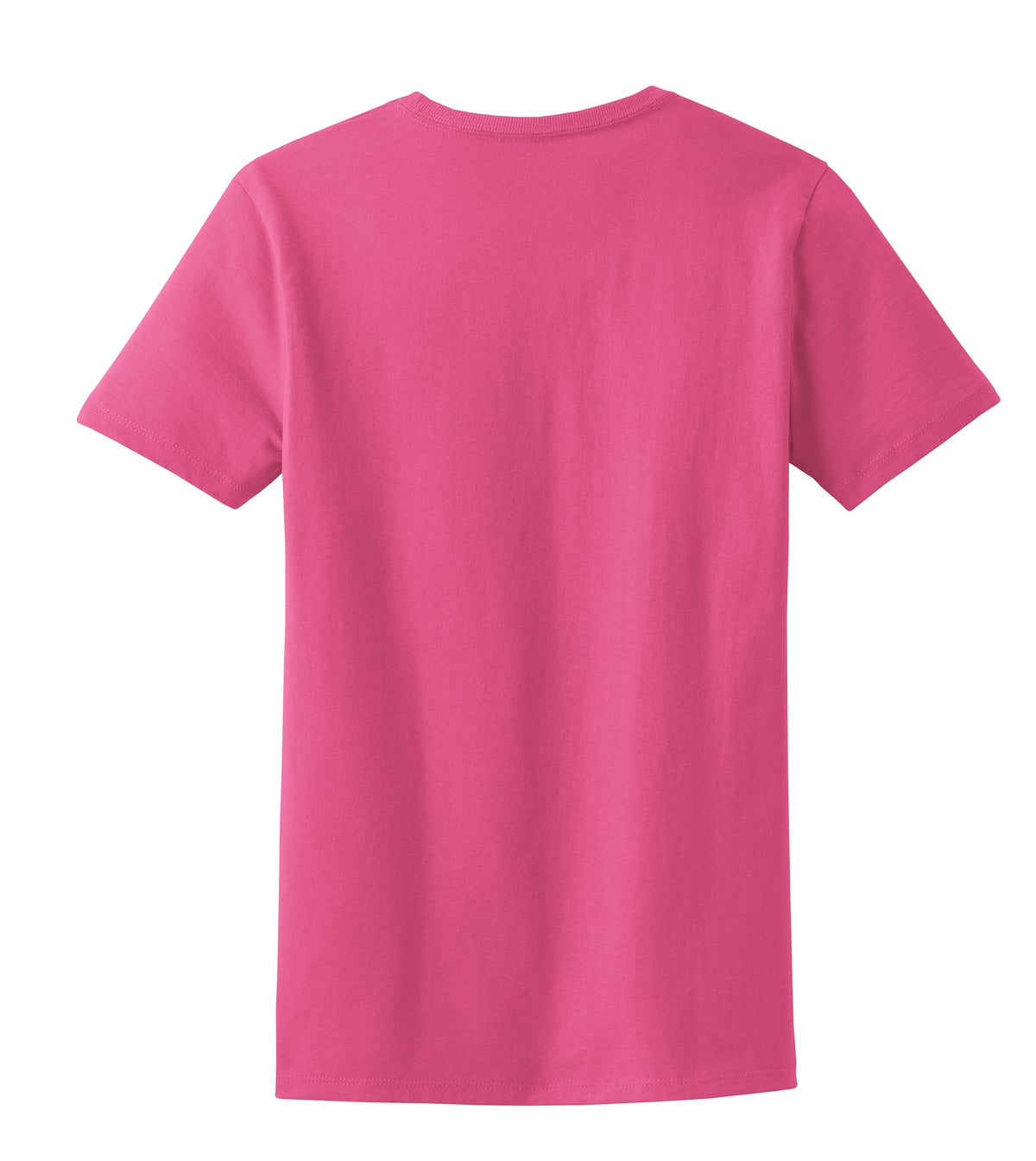 Rear View of Sangria Port & Co Women's Essential Tee. LPC61