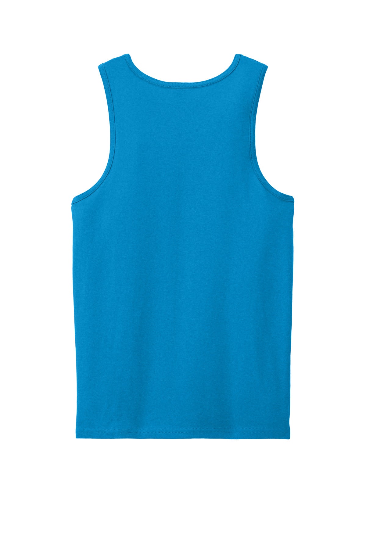 Rear View of Sapphire Gildan Heavy Cotton Tank Top. G5200