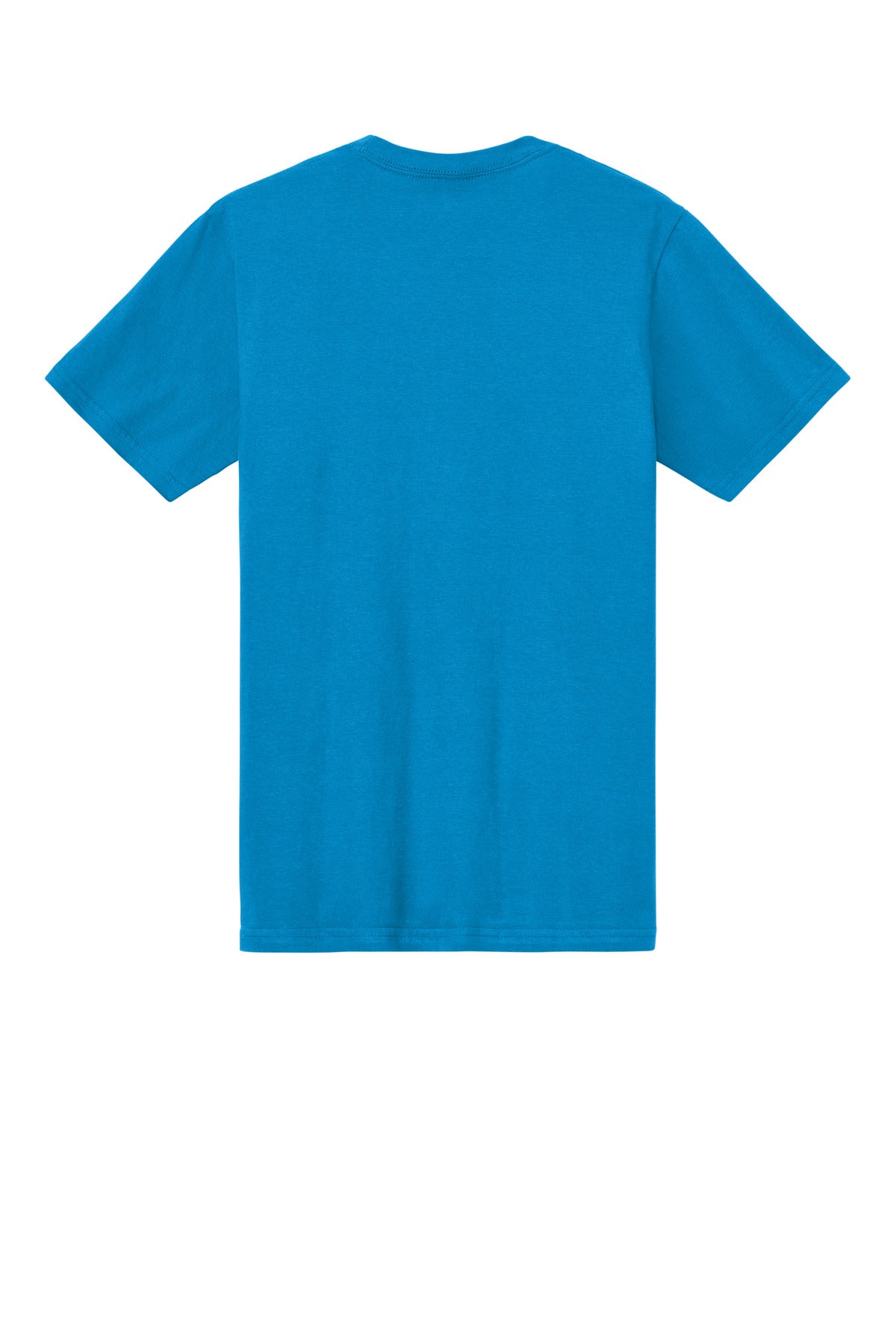 Rear View of Sapphire Gildan Softstyle Midweight Tee 65000