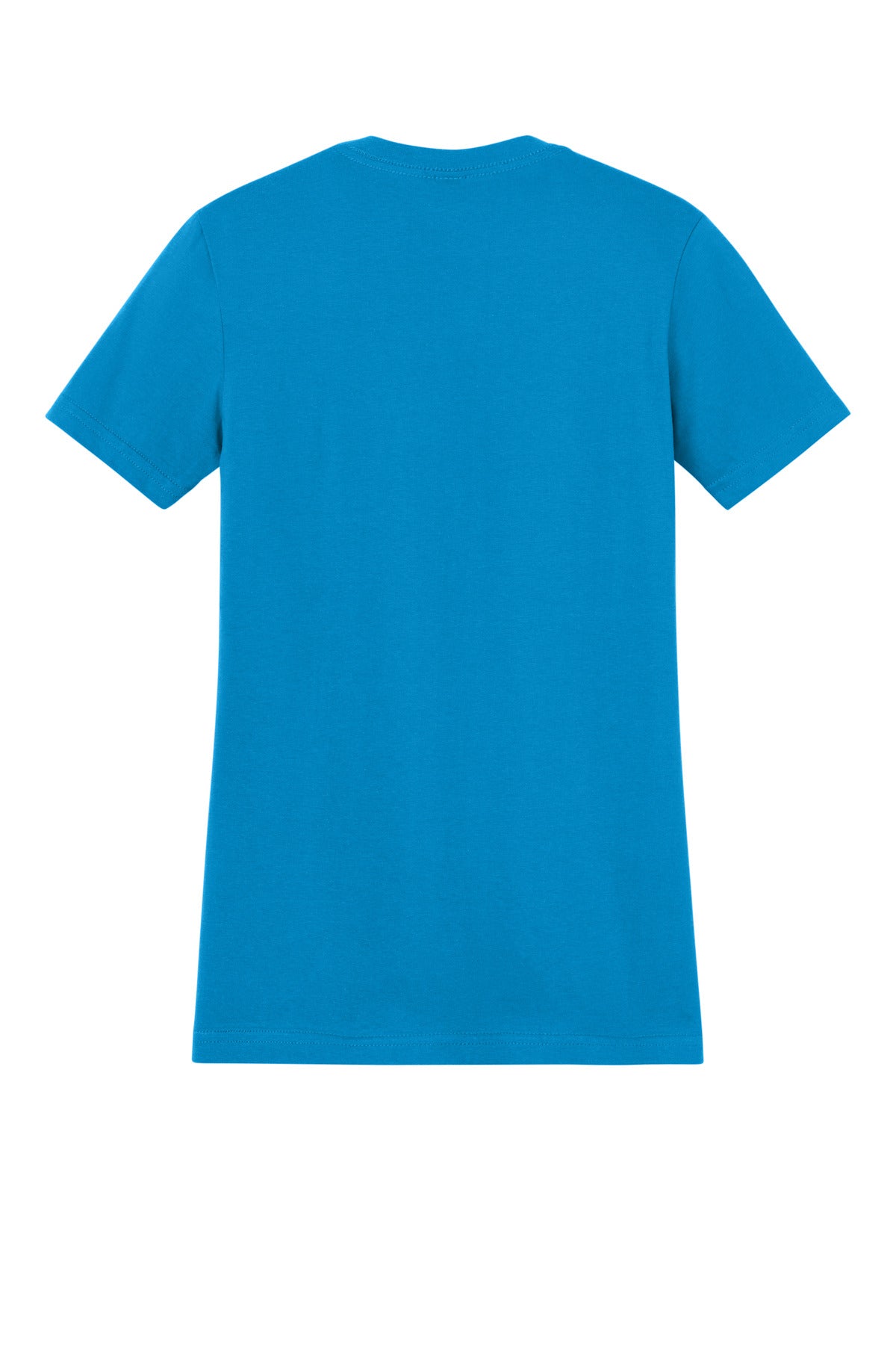 Rear View of Sapphire Gildan Women's Softstyle Midweight Tee 65000L