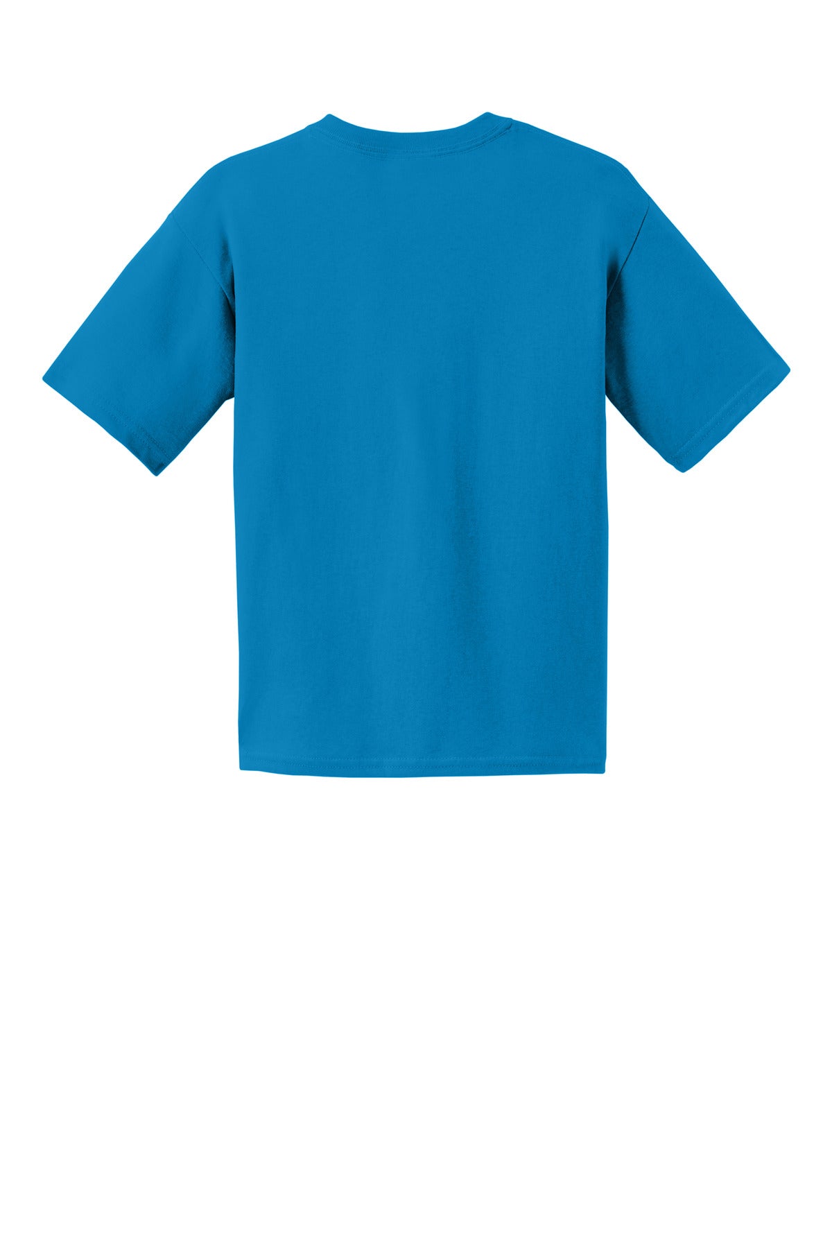 Rear View of Sapphire Gildan - Youth Ultra Cotton 100% US Cotton T-Shirt. 2000B