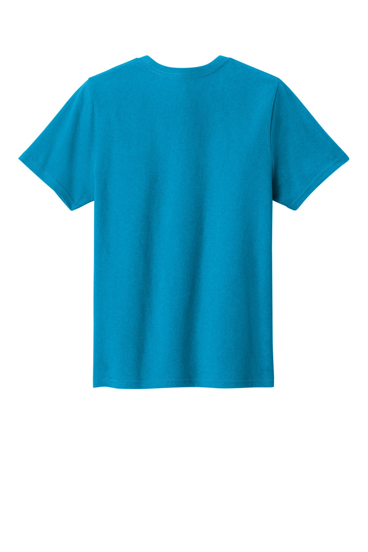 Rear View of Sapphire Port & Co Youth Easy Cotton Tee PC43Y