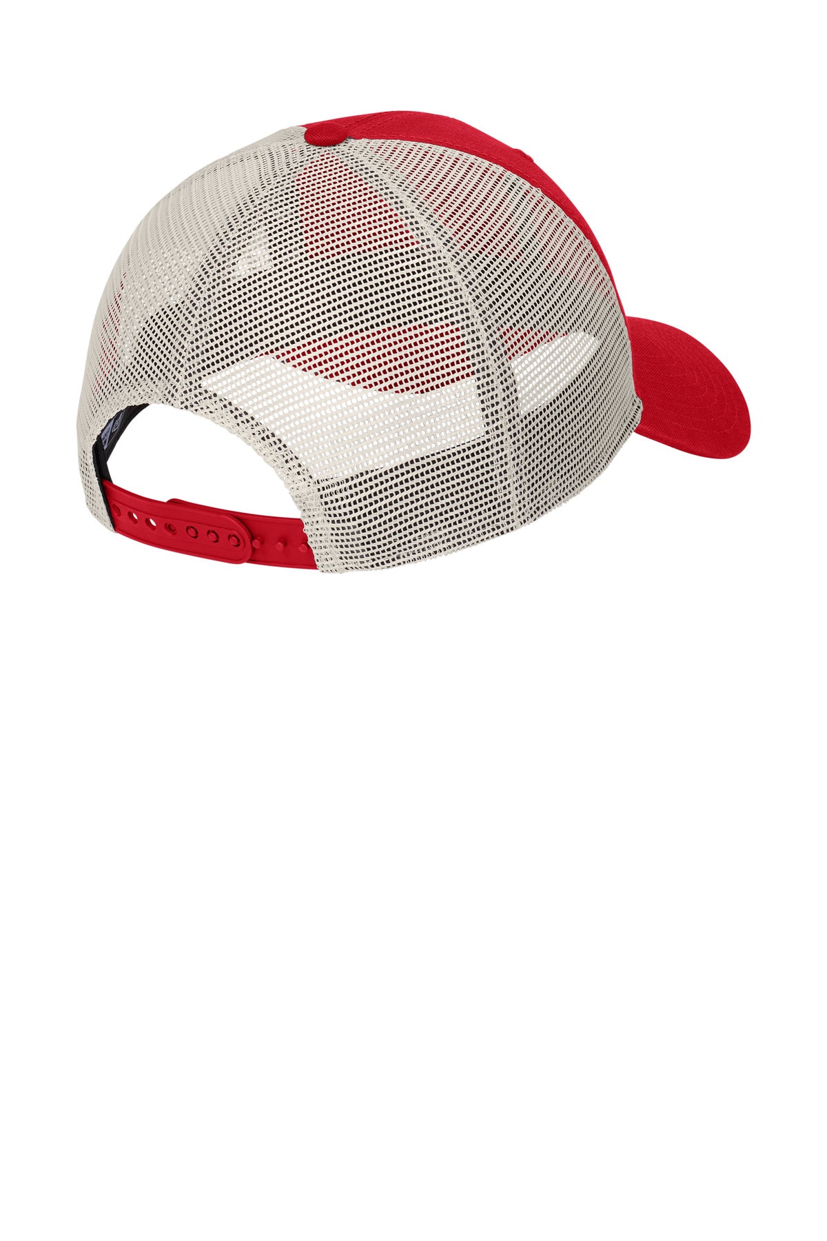 Rear View of Scar/Stone New Era 9TWENTY Unstructured Mesh Snapback Cap NE215