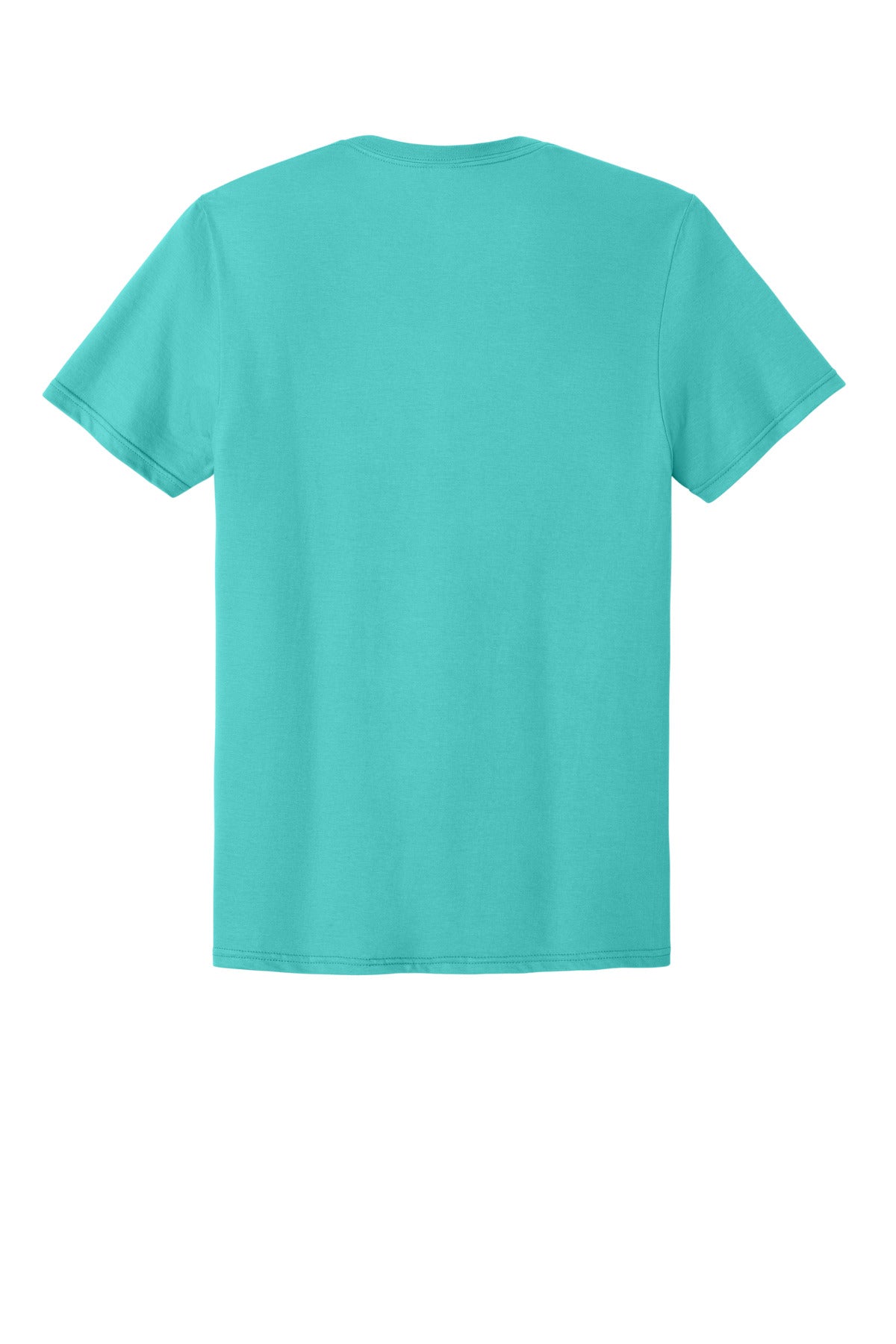 Rear View of ScubaBlue Jerzees Ultimate Unisex Ring Spun T-Shirt IC46M