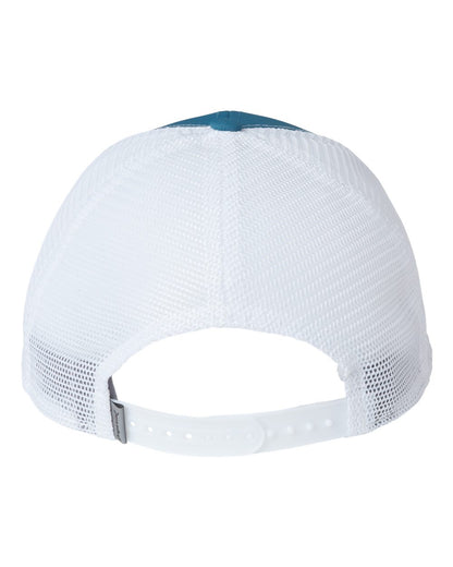 Rear View of Seaglass/ White The Original Sport Mesh Cap - X210SM