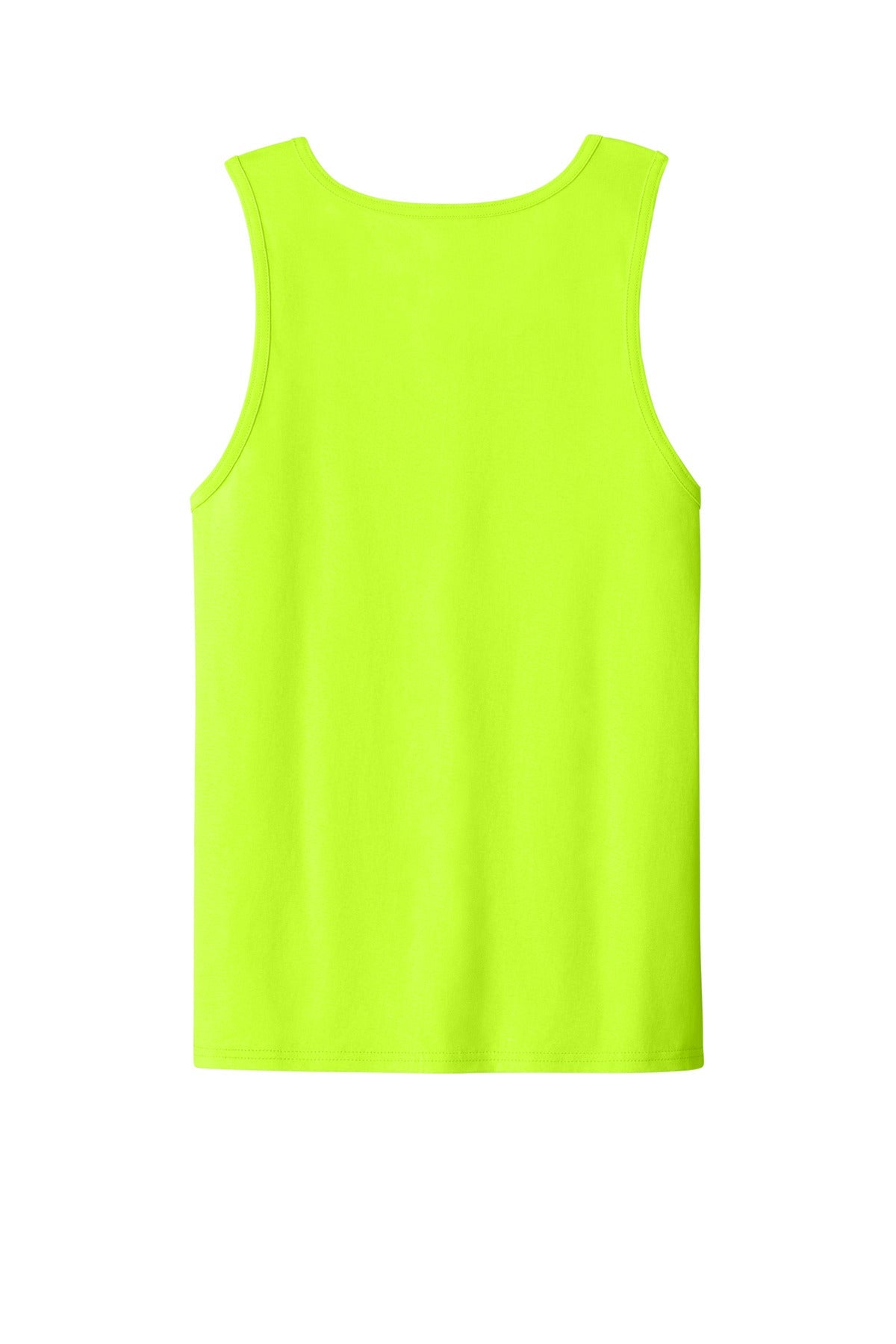 Rear View of SftyGrn Jerzees Classics Unisex Cotton Tank 363TK