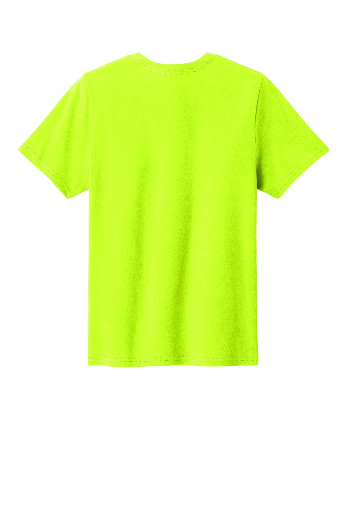 Rear View of SftyGrn Port & Co Youth Easy Cotton Tee PC43Y