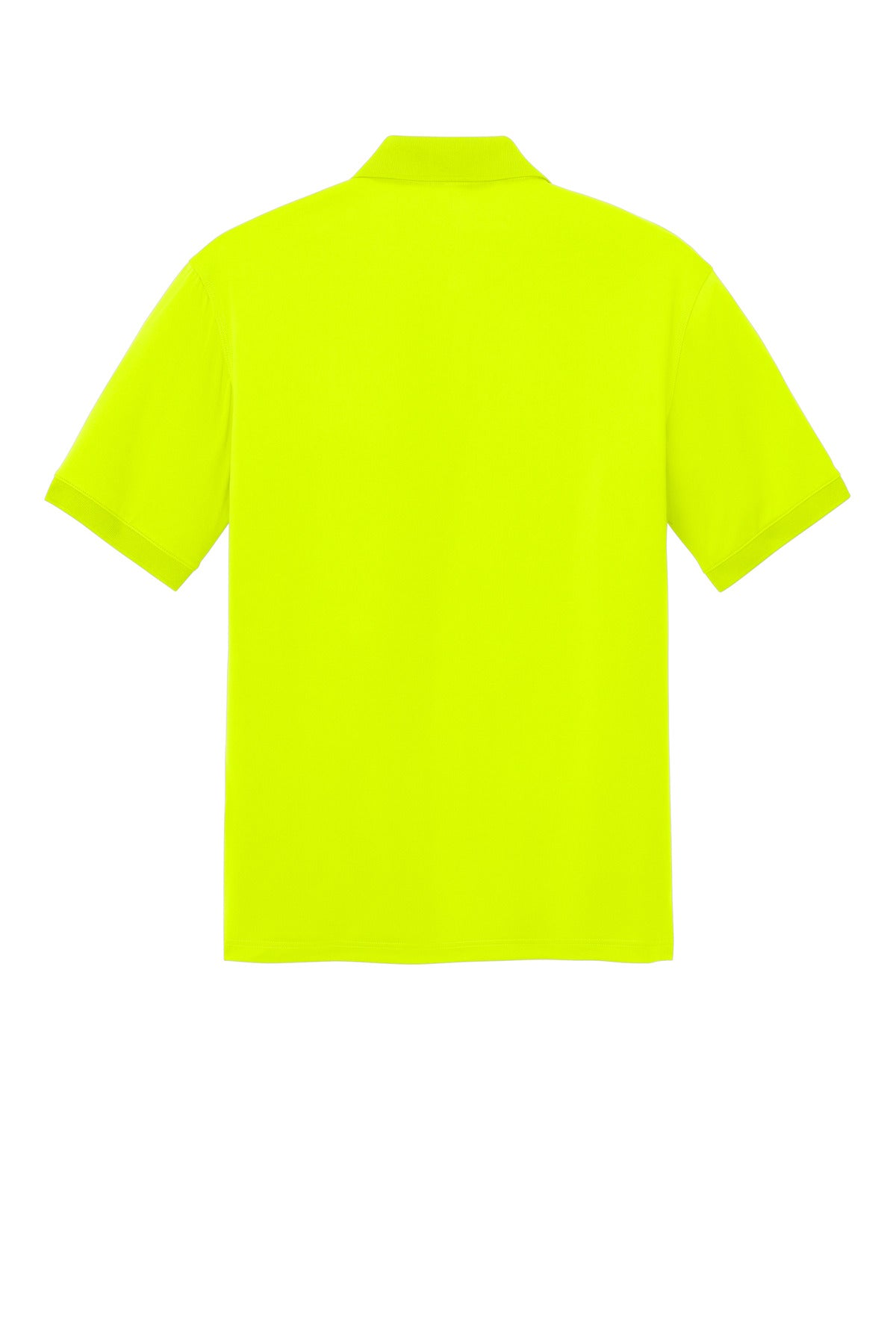 Rear View of SftyYellow CornerStone Workwear Pro Polo CS450