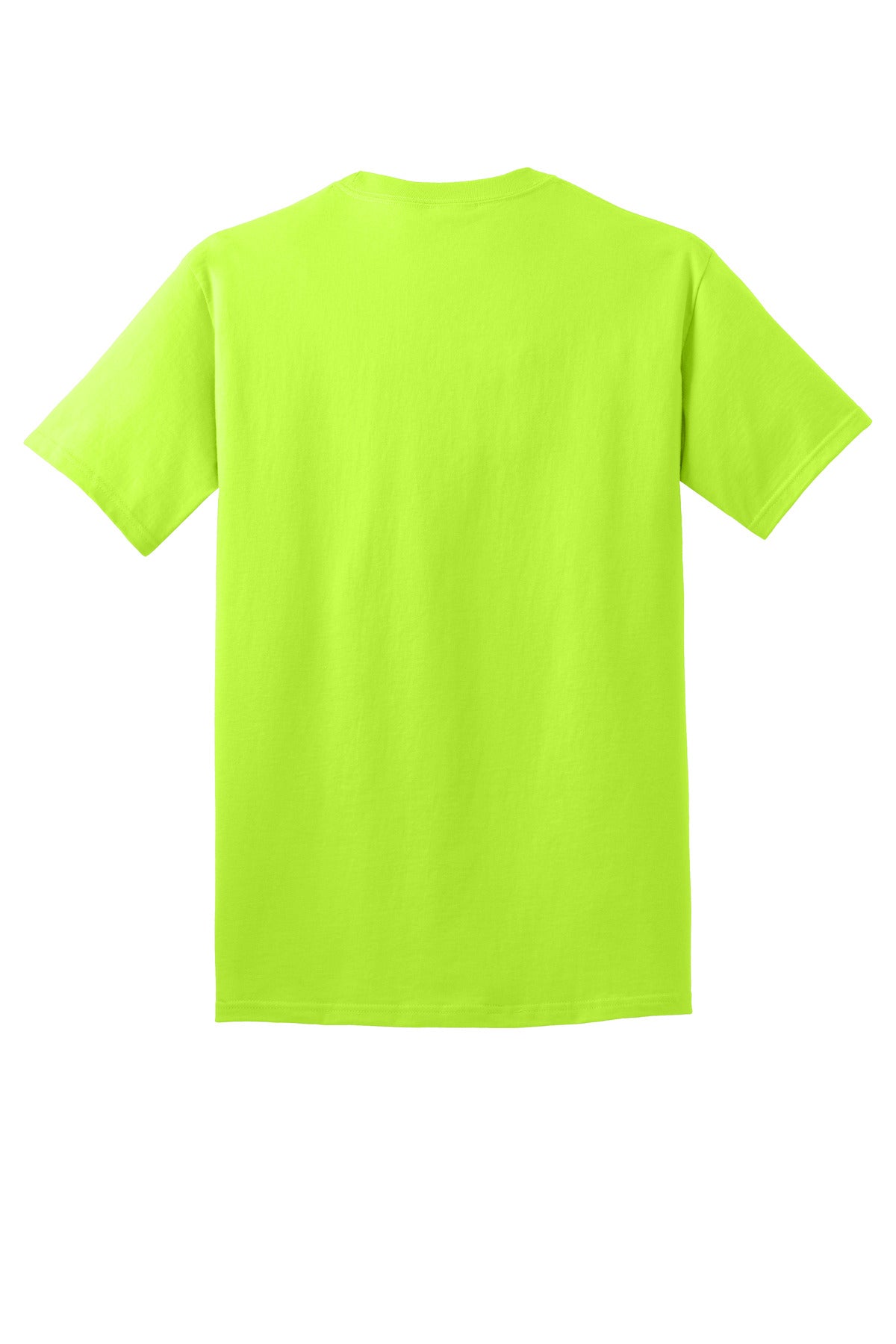 Rear View of SGreen Port & Co Core Cotton Tee. PC54