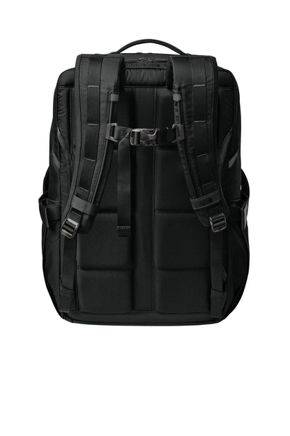 Rear View of ShadyBlue The North Face 35L Travel Backpack NF0A8EZK