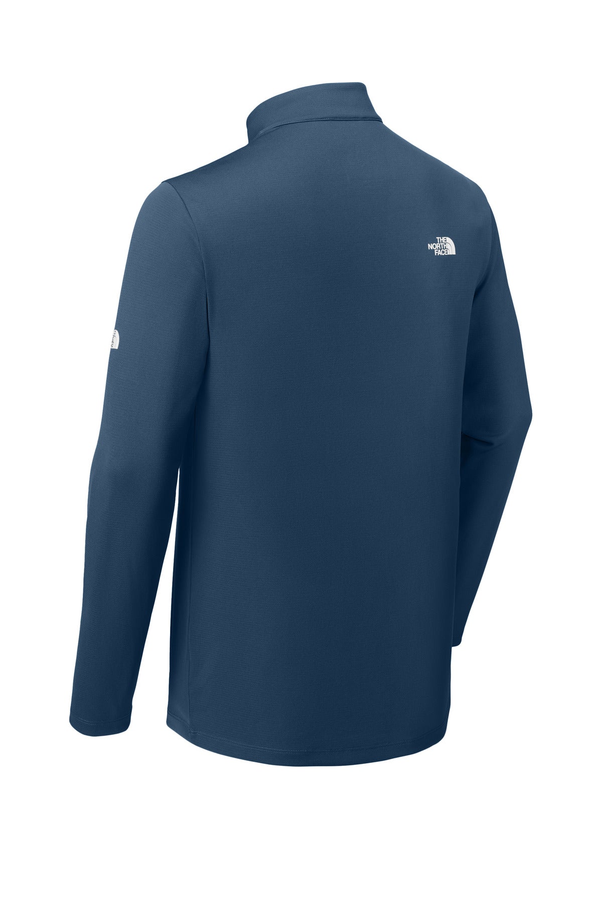 Rear View of ShadyBlue The North Face Ambition 1/4-Zip NF0A8ENR