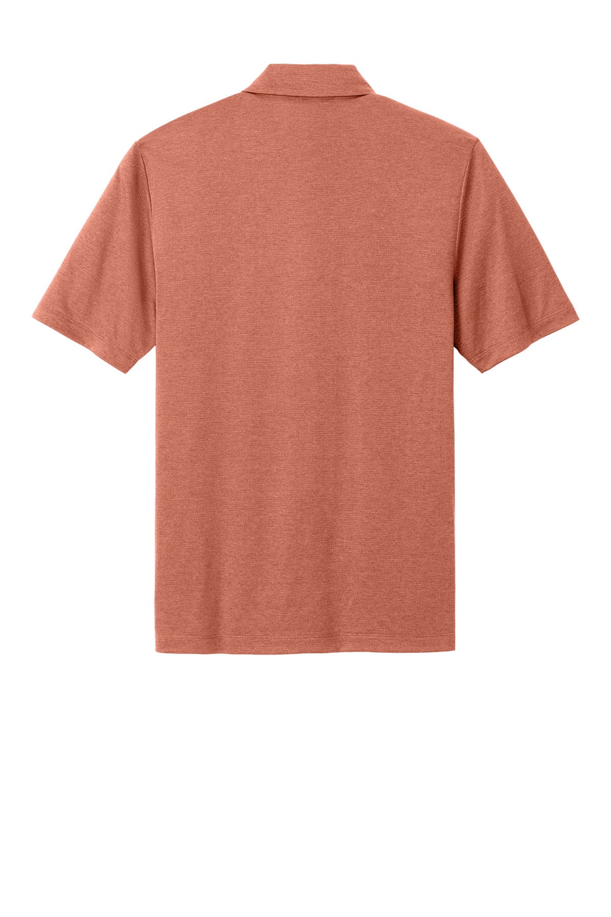 Rear View of SiennaHthr Mercer+Mettle Recharge Jersey Polo MM1020