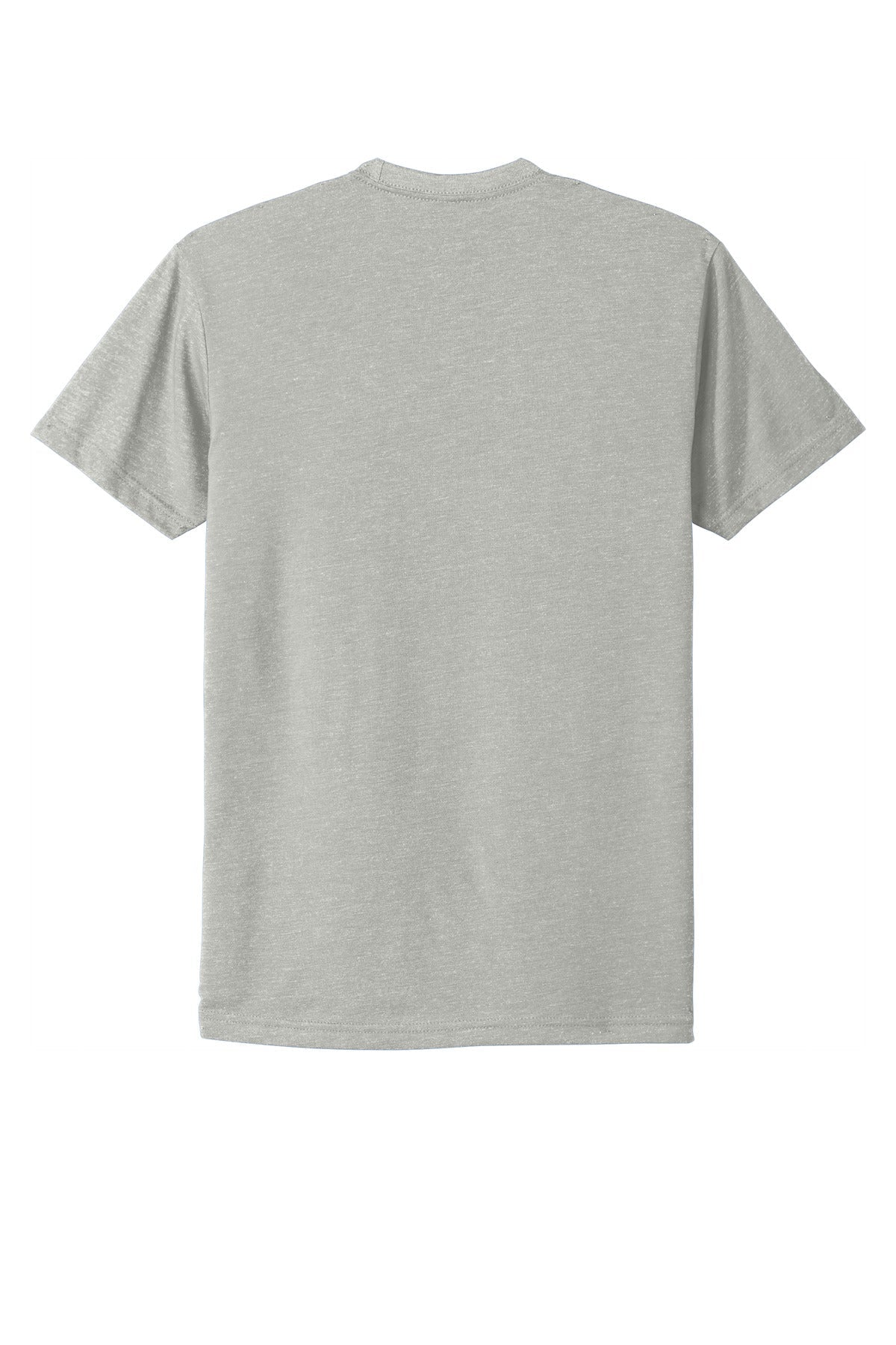 Rear View of Silk Next Level Apparel Adult CVC Tee. NL6210
