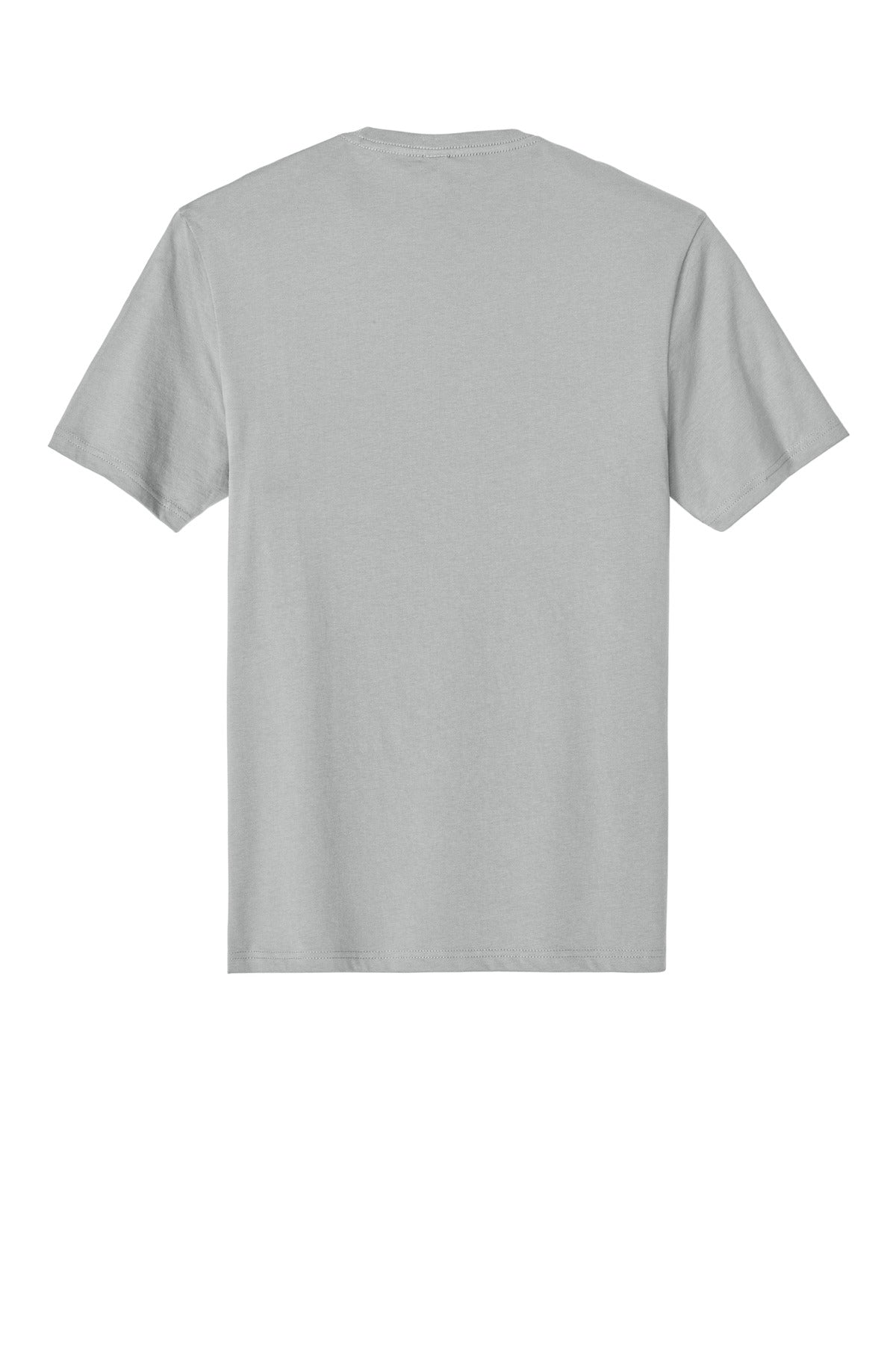 Rear View of Silver District Perfect Weight Tee. DT104