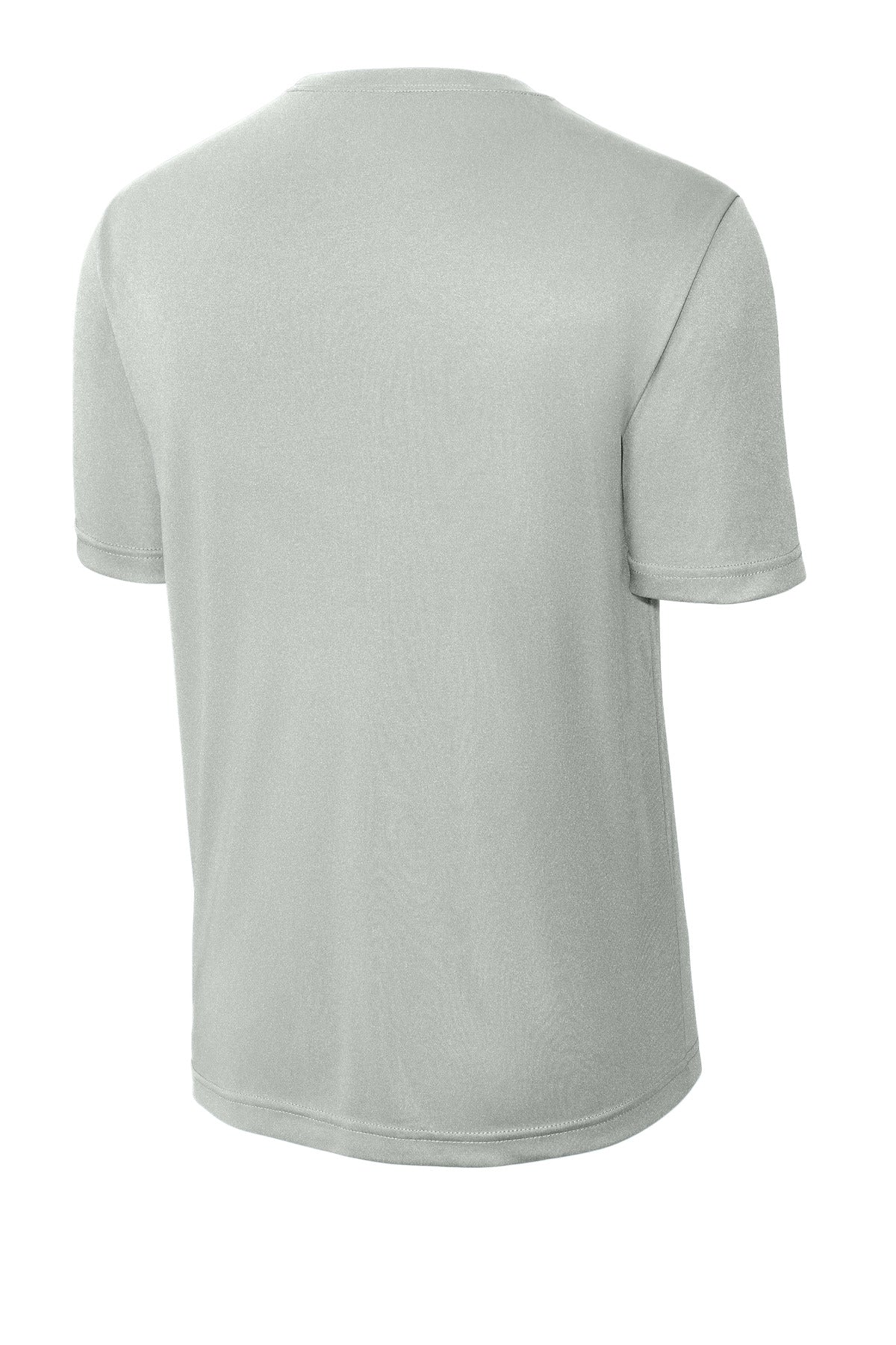 Rear View of Silver Sport-Tek PosiCharge Competitor Tee. ST350