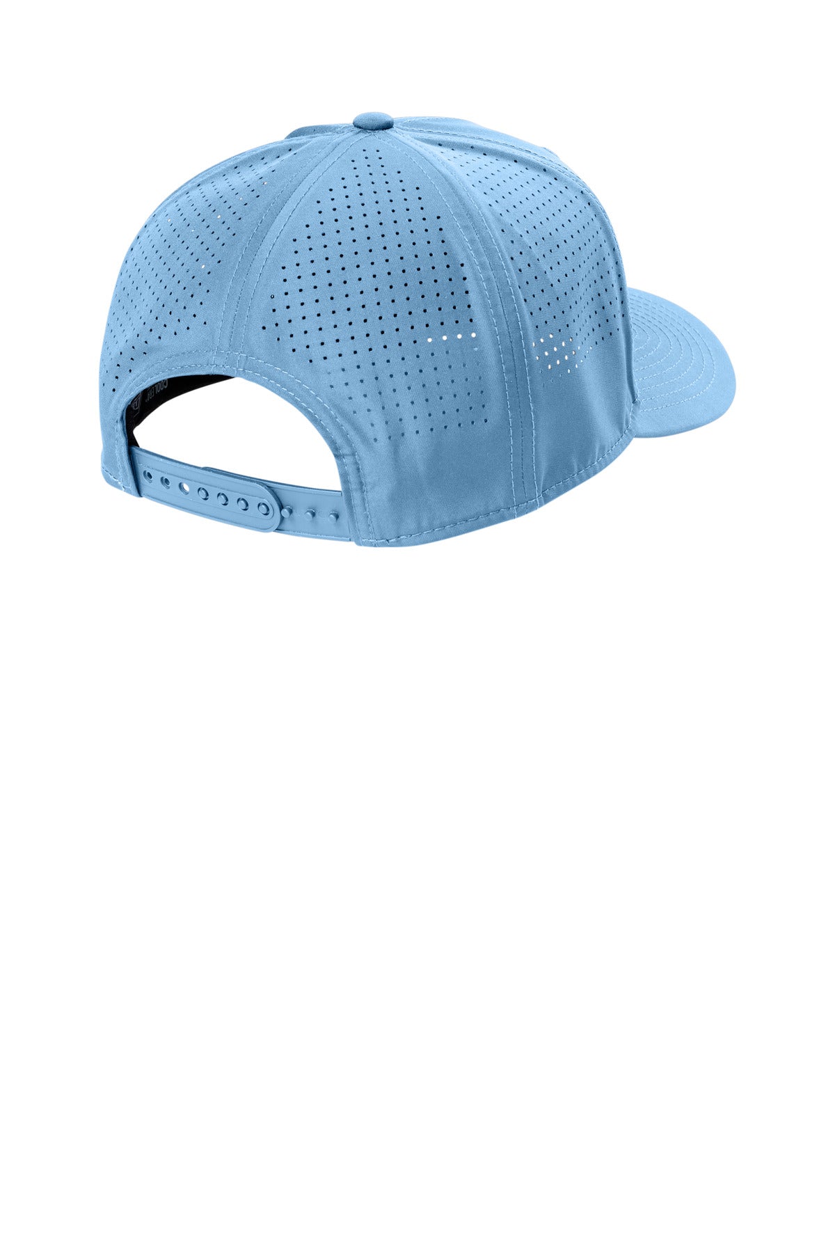 Rear View of SkyBlue New Era 9SEVENTY Perforated Snapback Cap NE501