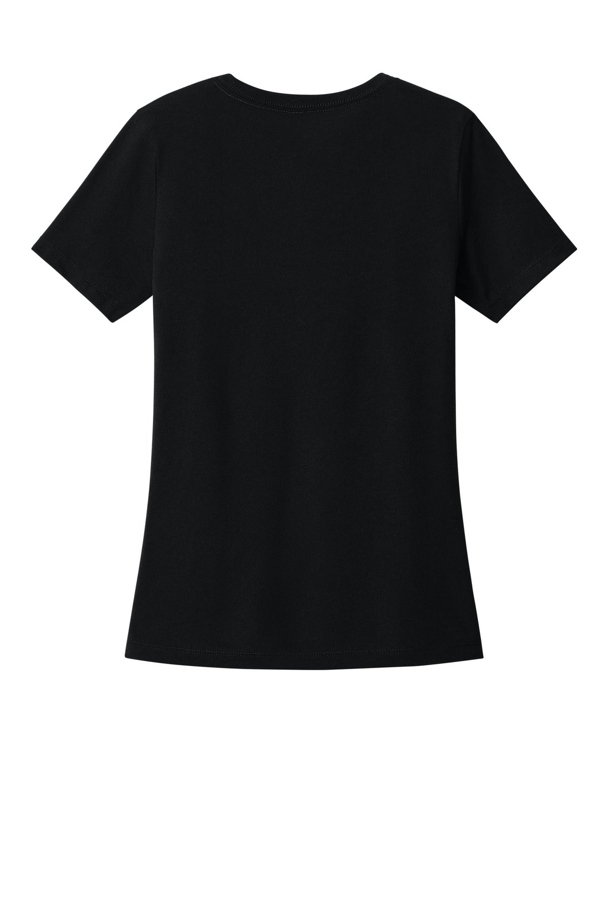 Rear View of SldBkBlend BELLA+CANVAS Women's Relaxed CVC Tee BC6400CVC