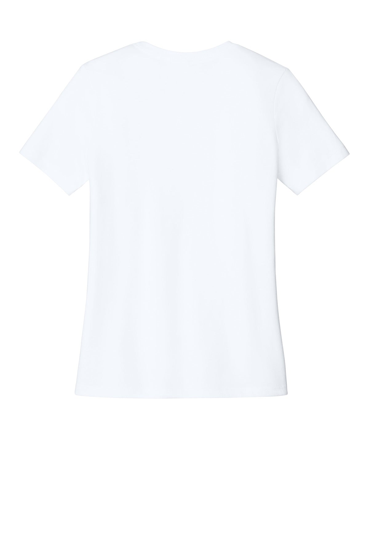 Rear View of SldWhBlend BELLA+CANVAS Women's Relaxed CVC Tee BC6400CVC