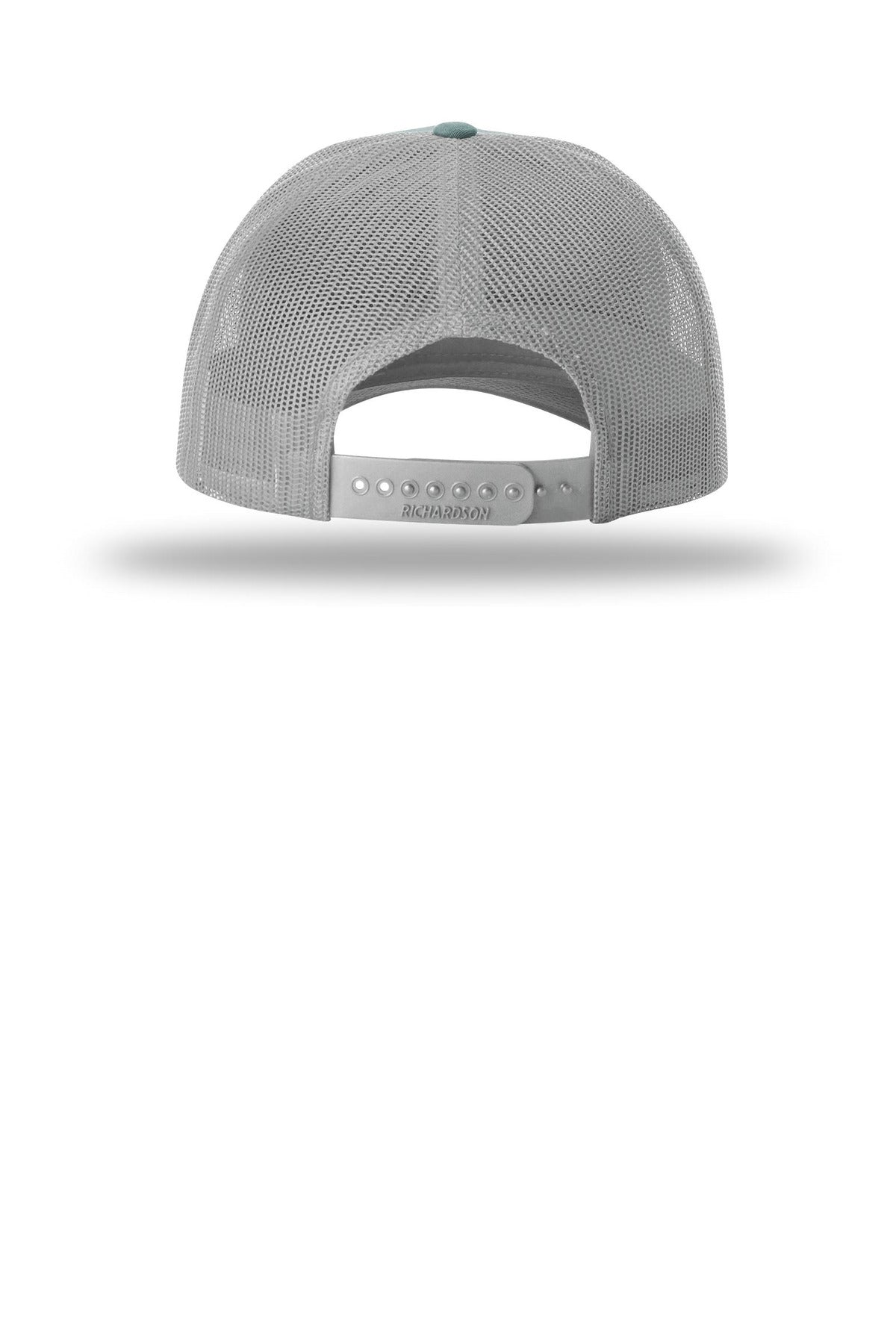 Rear View of SmkBl/Alum Richardson Low Pro Trucker 115