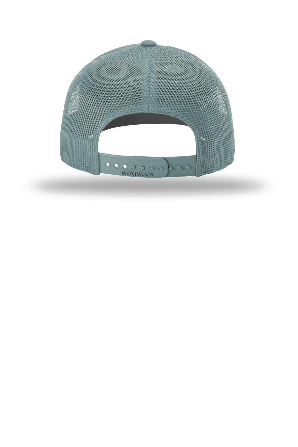 Rear View of SmokeBlue Richardson Trucker Cap 112