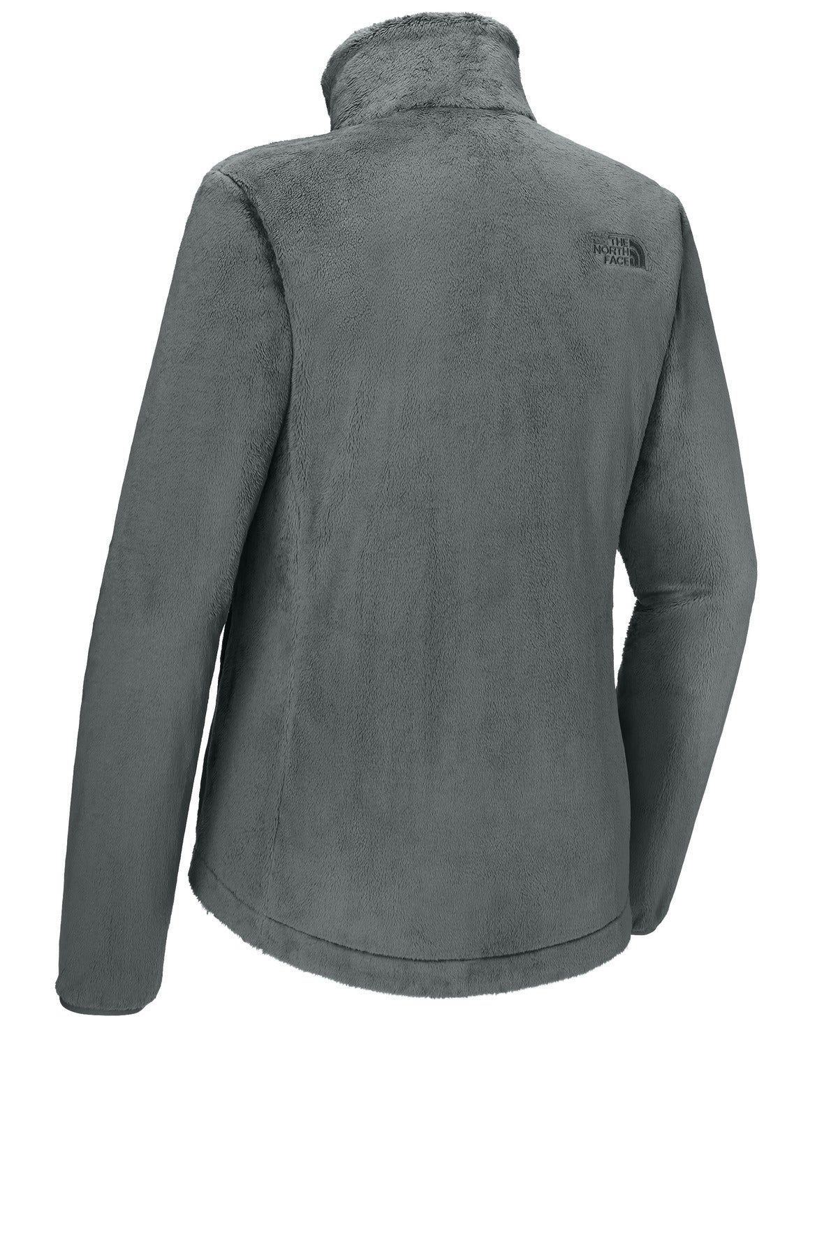 Rear View of SmokedPrGy The North Face Women's Osito Fleece Jacket NF0A7UQJ