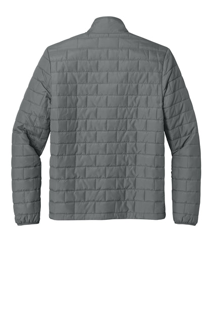 Rear View of SmokeGrey Port Authority C-FREE Brick Jacket J854