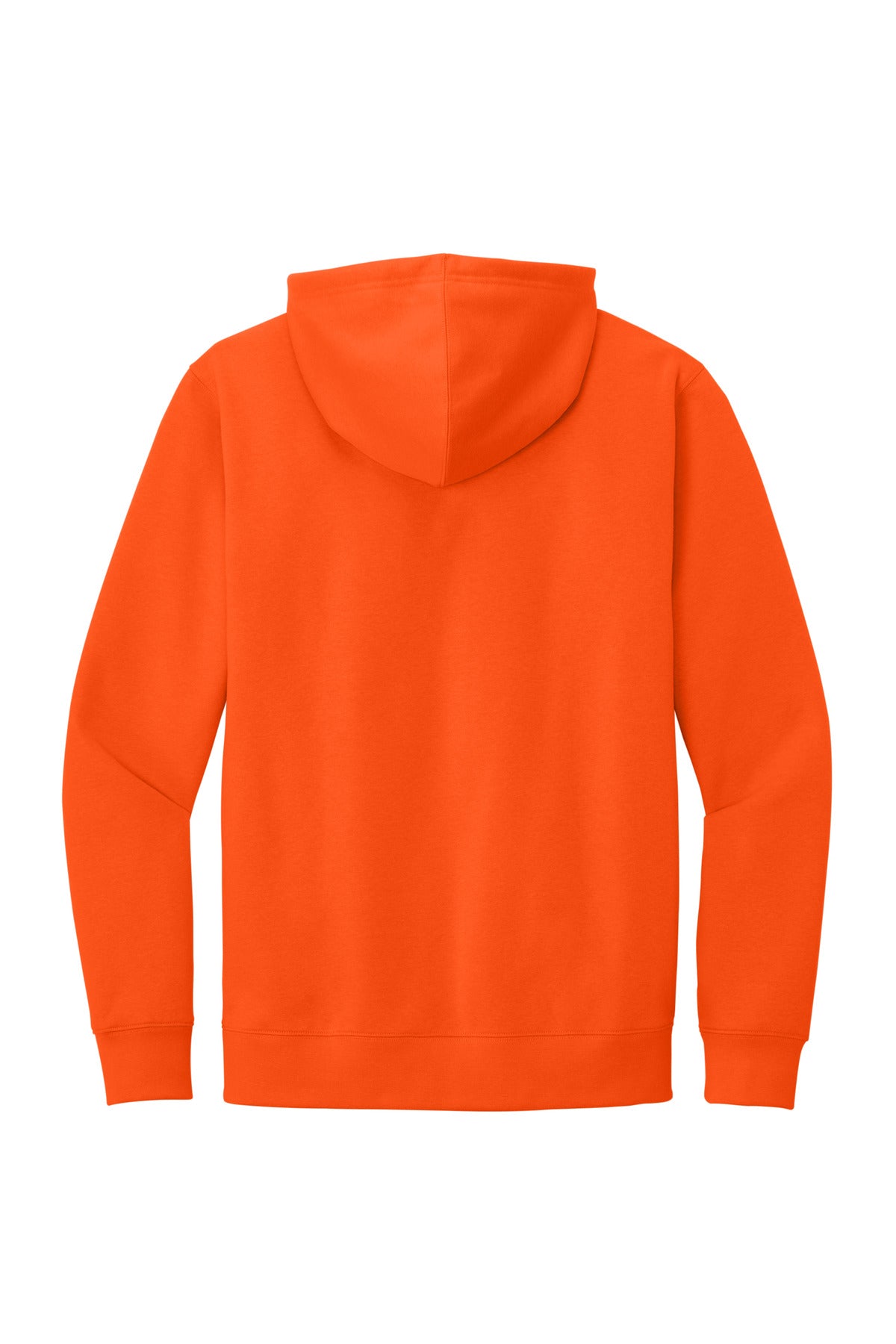 Rear View of SOrange District V.I.T. Fleece Hoodie DT6100