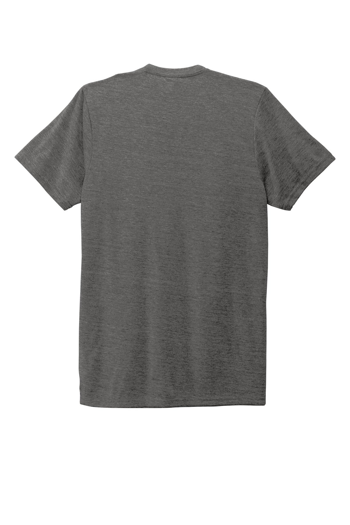 Rear View of Space Black Allmade Unisex Tri-Blend Tee AL2004