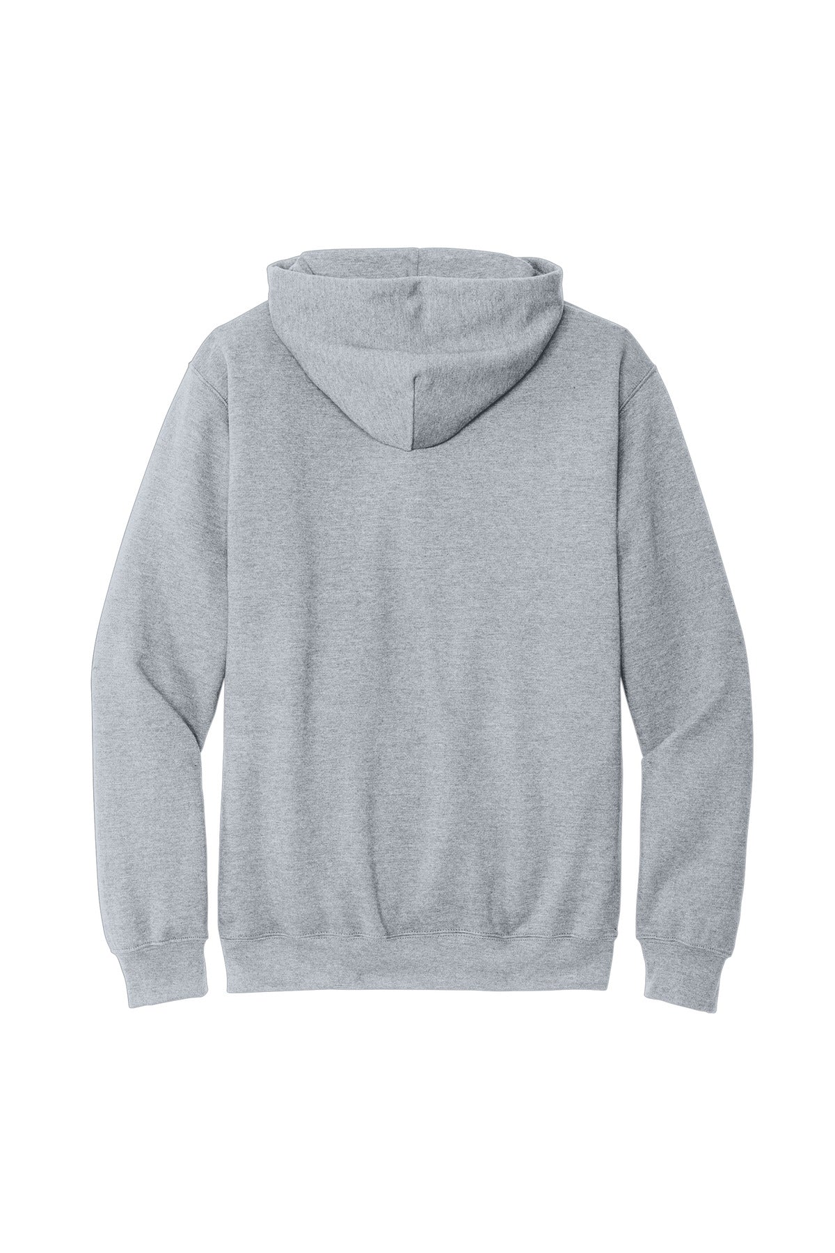Rear View of SportGrey Gildan Softstyle Midweight Pullover Hooded Sweatshirt SF500